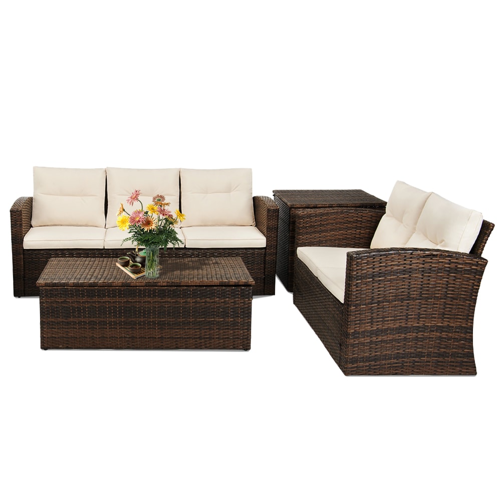 maevea rattan coffee set