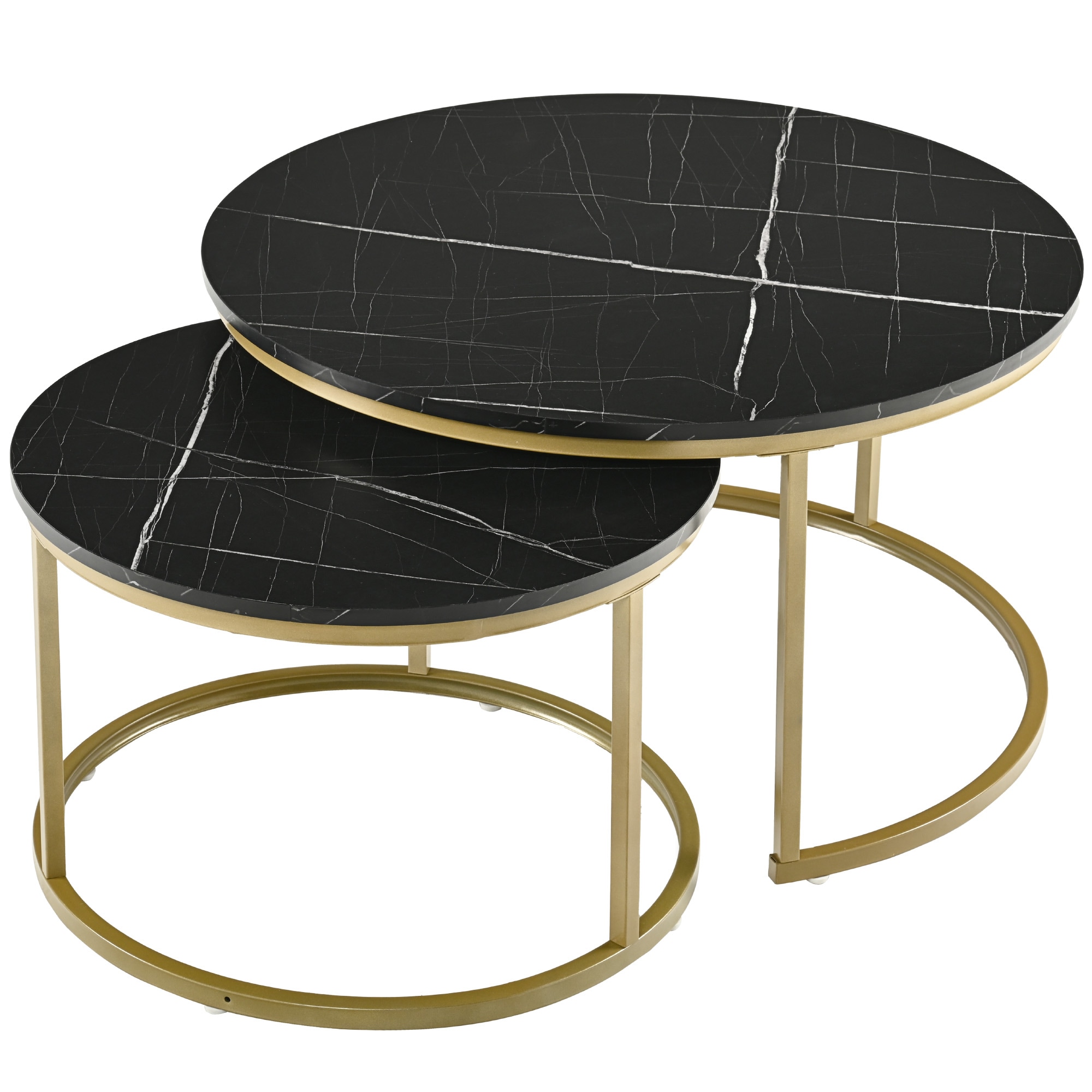  QTZ31H02-A-LW1 Black MDF Modern Coffee Table