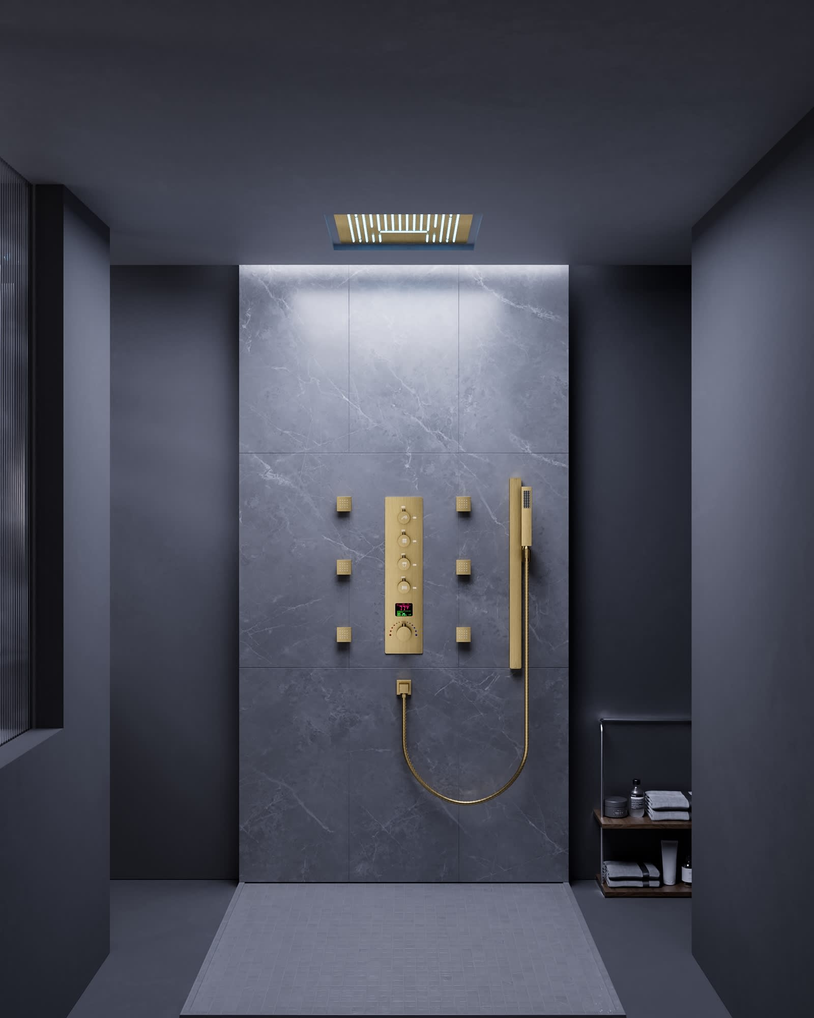 EVERSTEIN SFS-1027-GD16 Tub-Shower-Faucets - View #3
