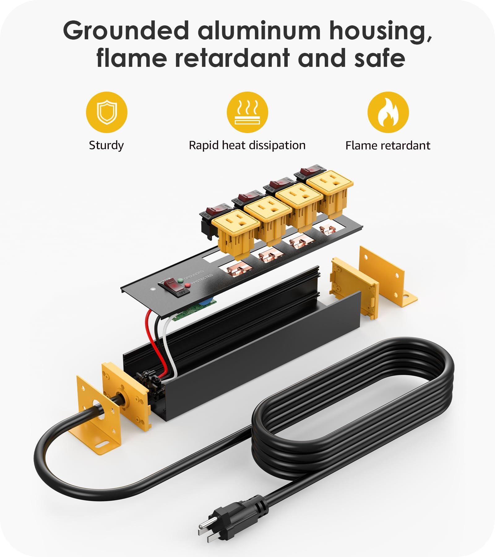 Anqtovp LAN1407P14 Electrical-Power-Strips - View #5