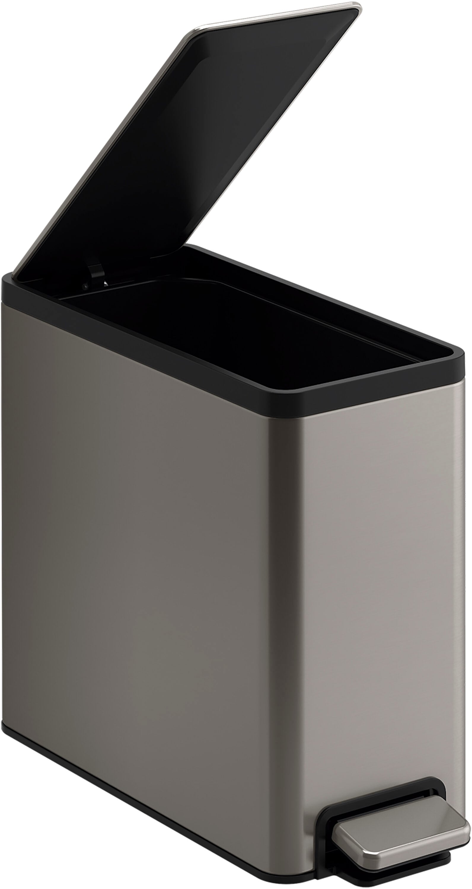 KOHLER Stainless Steel Stainless Steel Wastebasket 20957-ST at Lowes.com