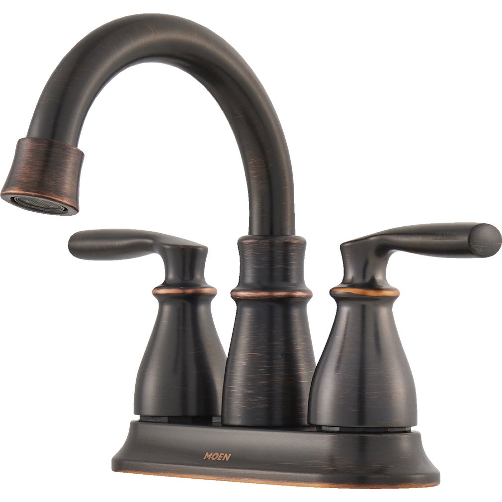 Moen Hilliard 2-Handle Lever Centerset High Arc Bathroom Faucet - Mediterranean Bronze