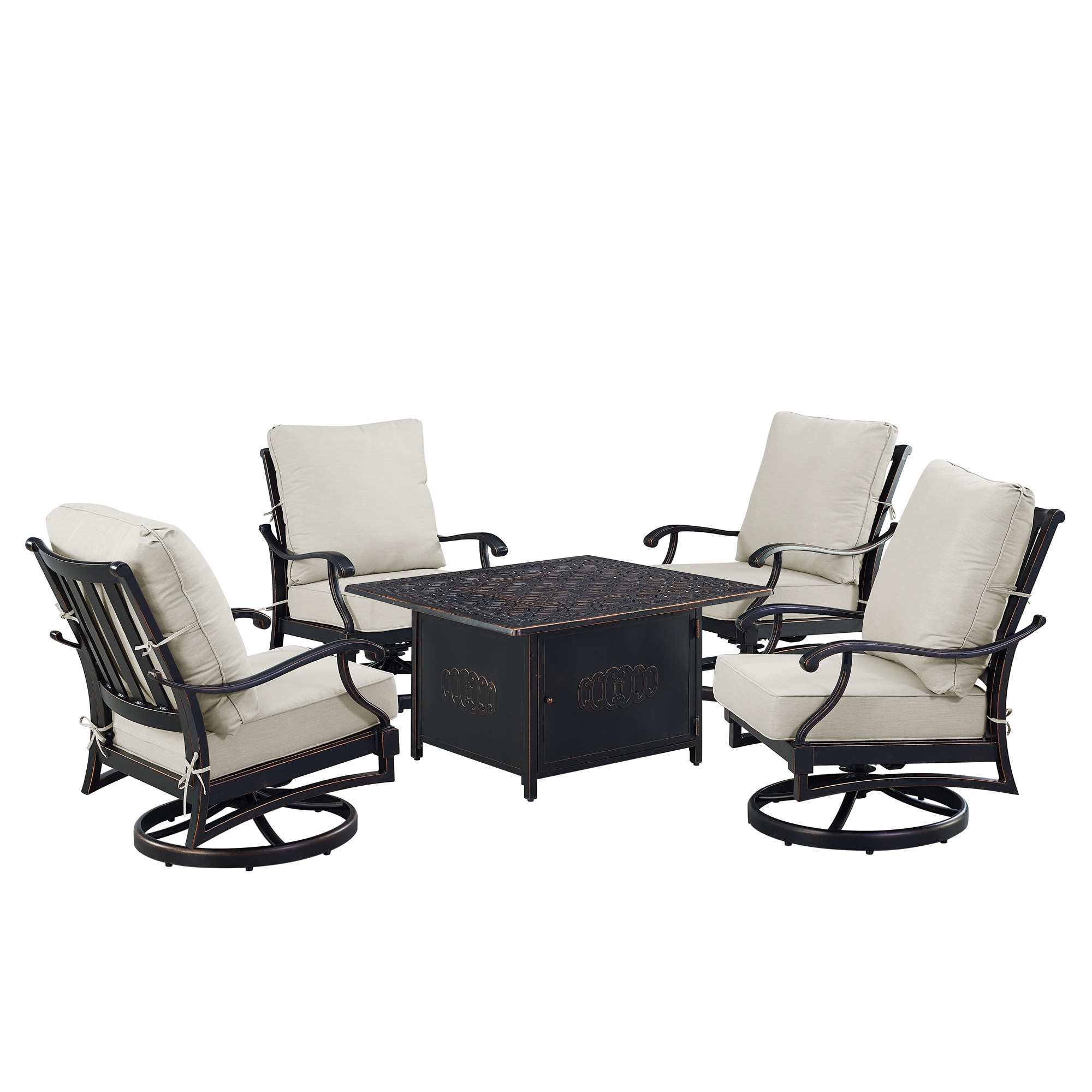 Oakland Living SHAO4CHRONINLGCUA Patio-Conversation-Sets - View #4