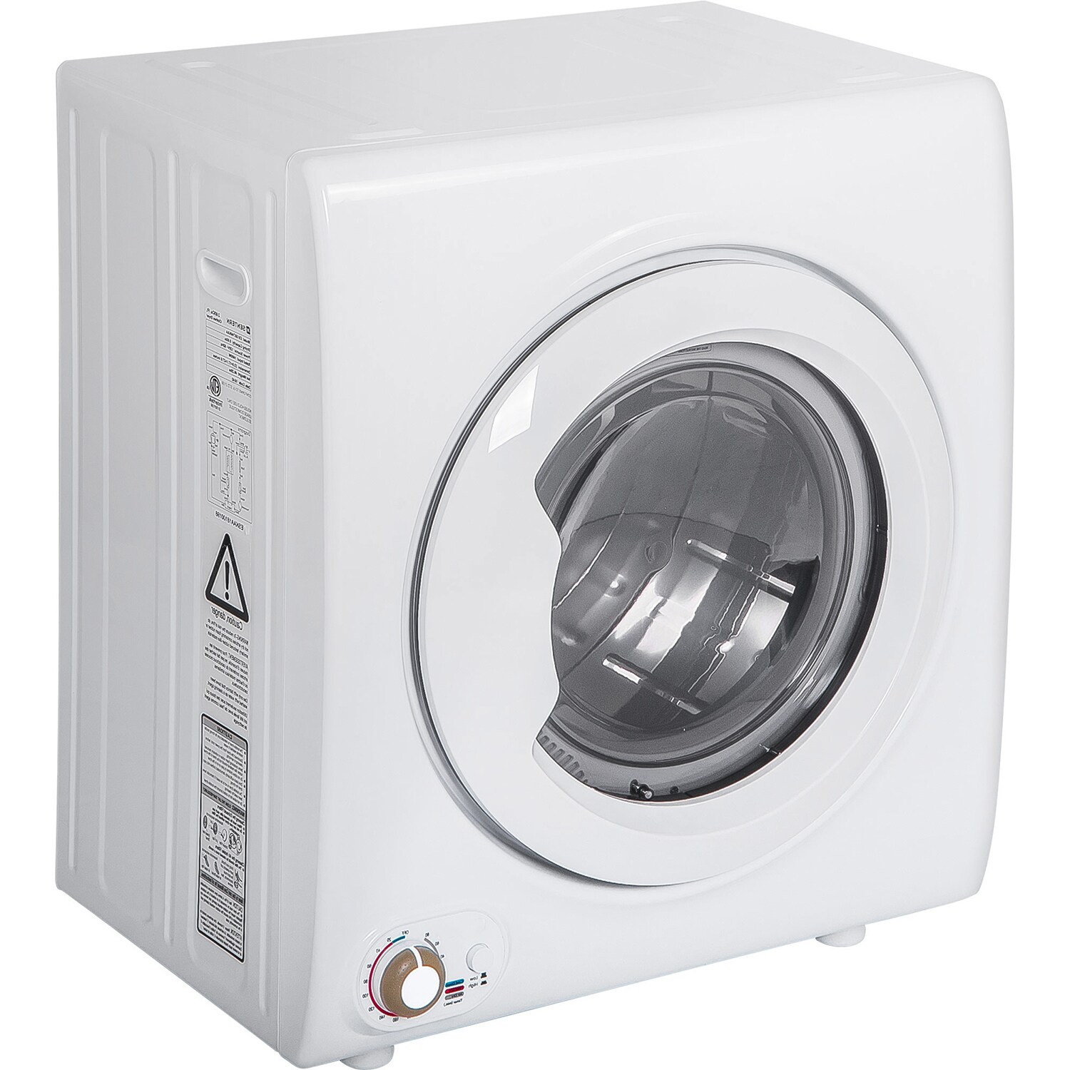 BLACK+DECKER 2.65-cu ft Portable Electric Dryer (White) in the Electric  Dryers department at