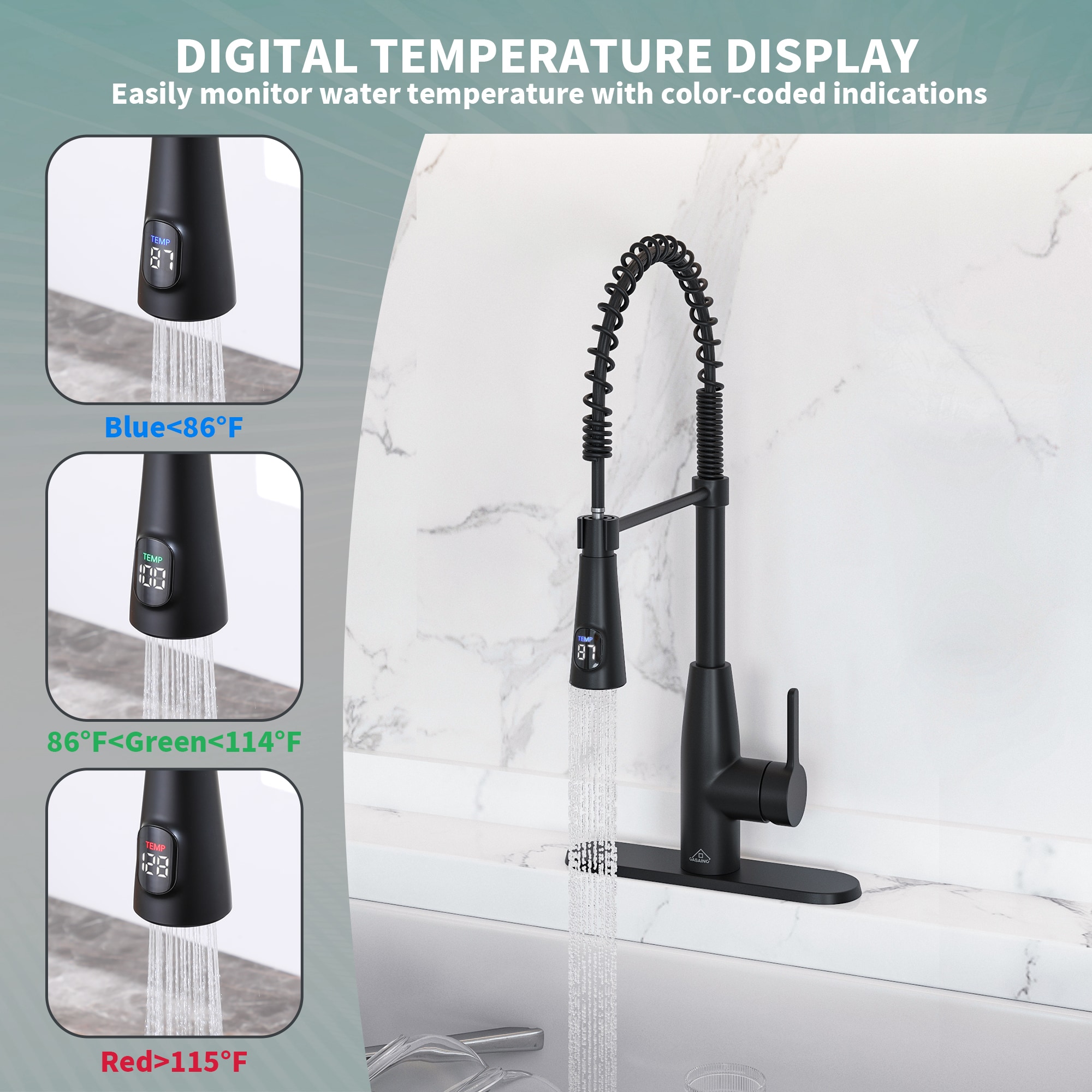 Mondawe MD-D91-BN Kitchen-Faucets - View #5