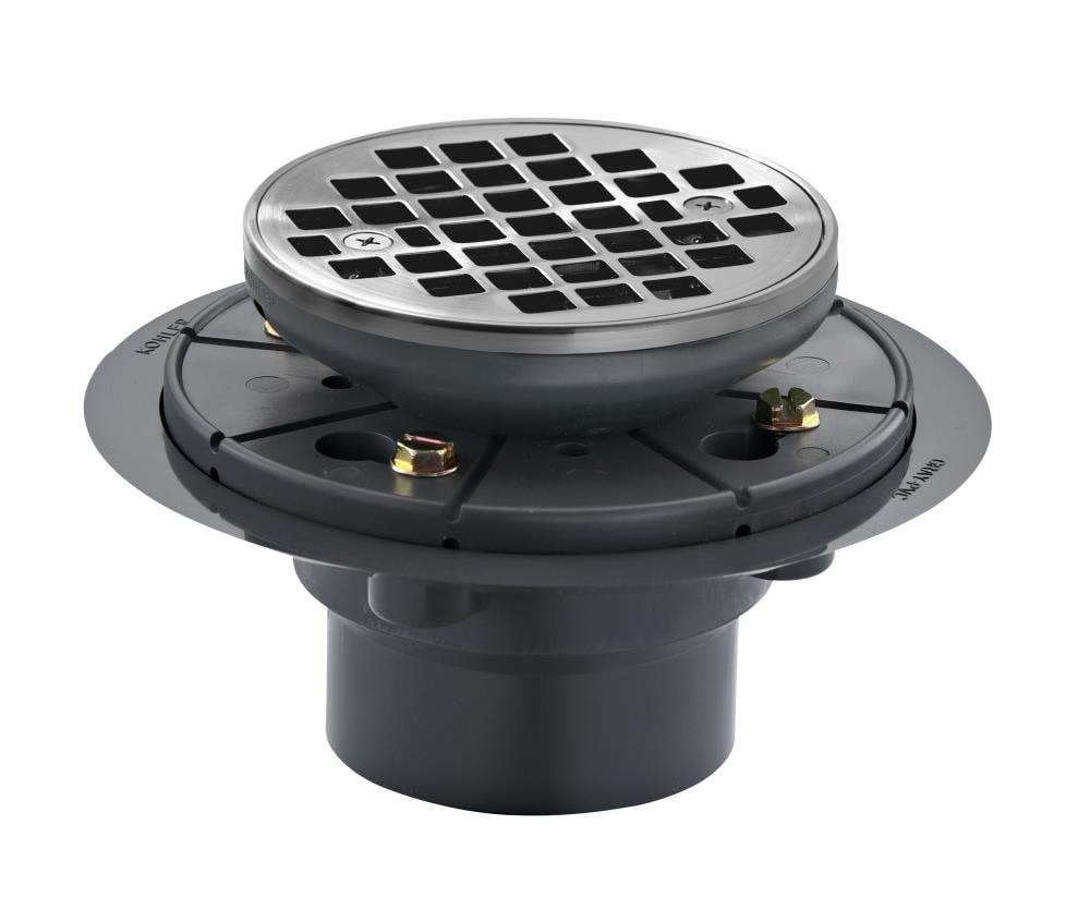 KOHLER 1-in Brushed Chrome Strainer Drain in the Bathtub Drains ...