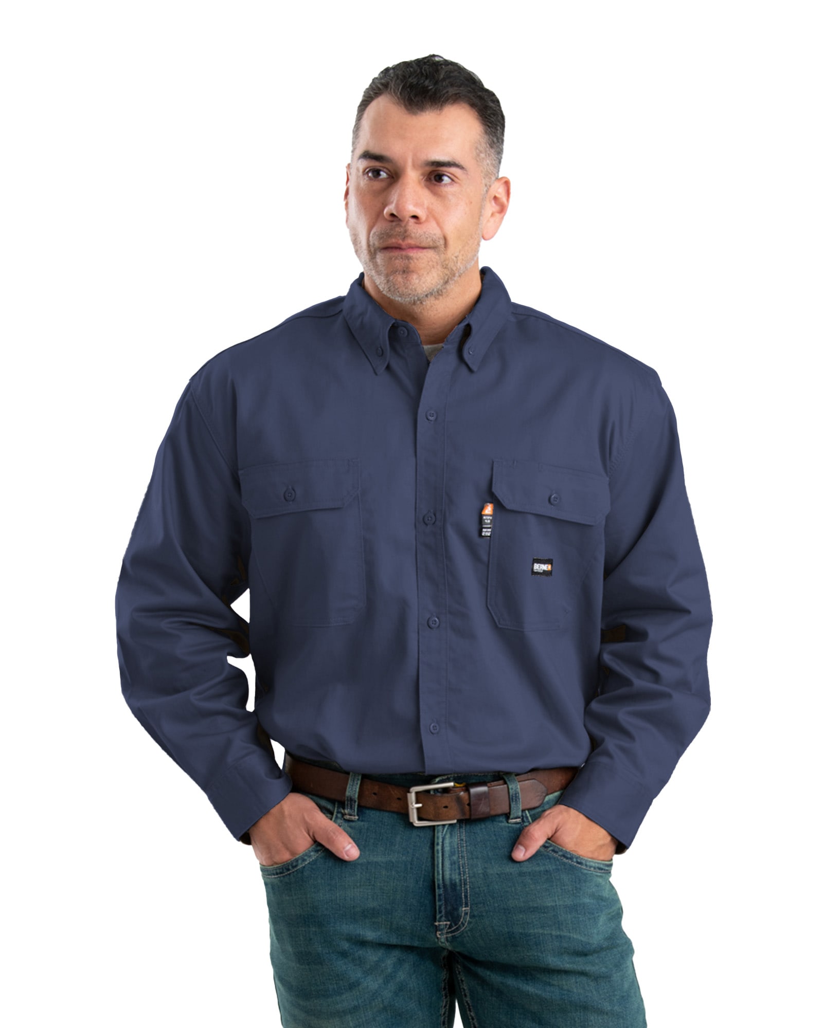 BERNE APPAREL FRSH10NVR400 Tops-Shirts - View #2