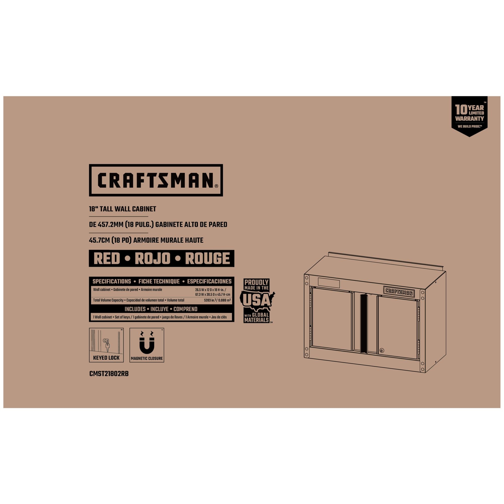 CRAFTSMAN CMST21802RB Garage-Cabinets - View #13