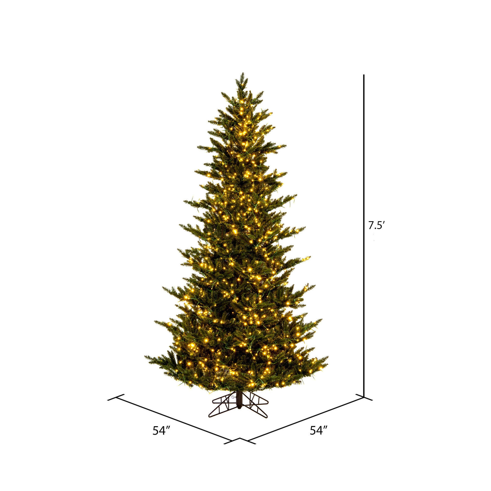 Vickerman K194178LEDCC Artificial-Christmas-Trees - View #3