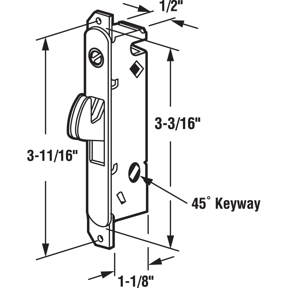 Prime-Line E 2199 Sliding-Patio-Door-Cylinder-Locks - View #2