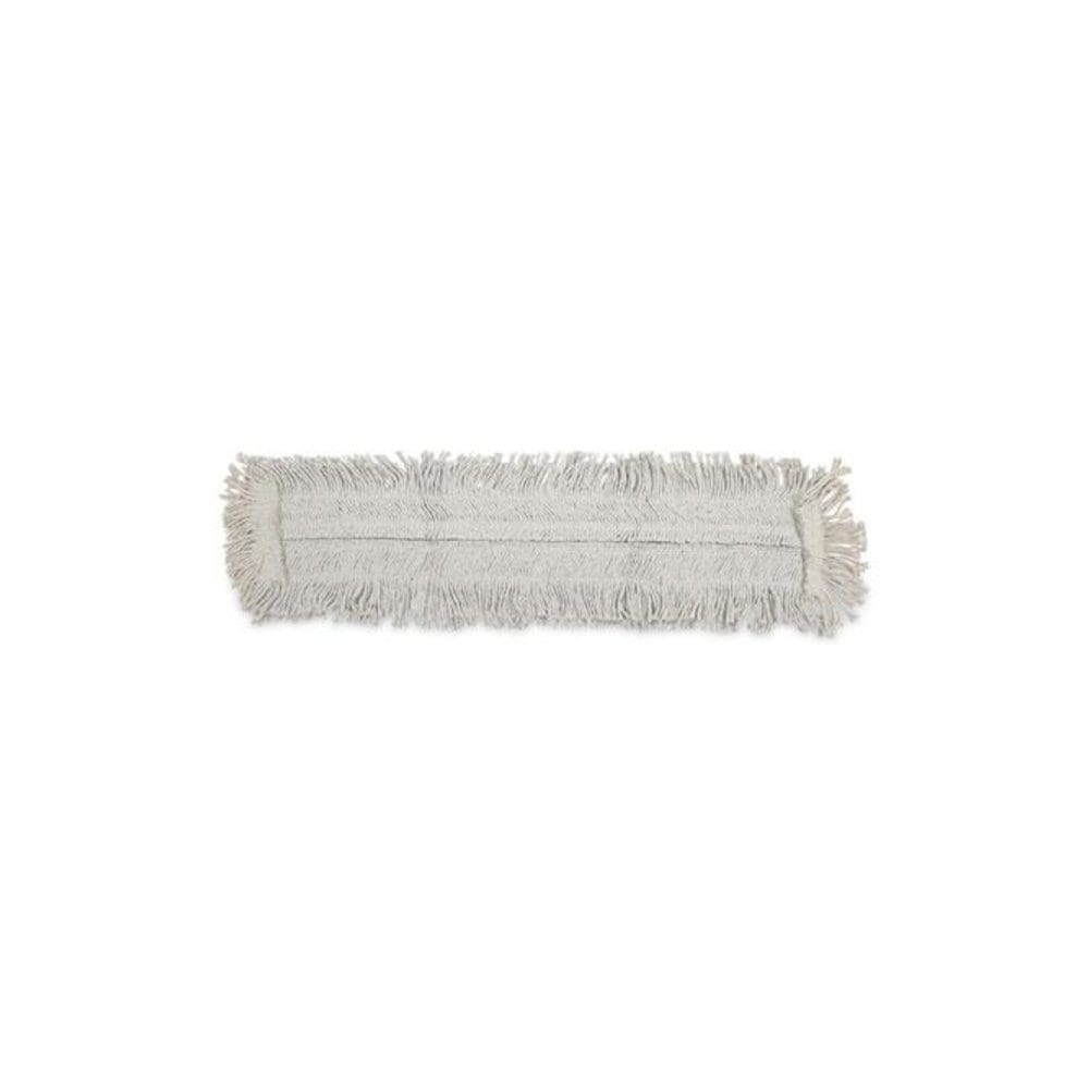 Boardwalk Disposable Dust Mop Head w/Sewn Center Fringe Cotton/Synthetic 36 x 5 White