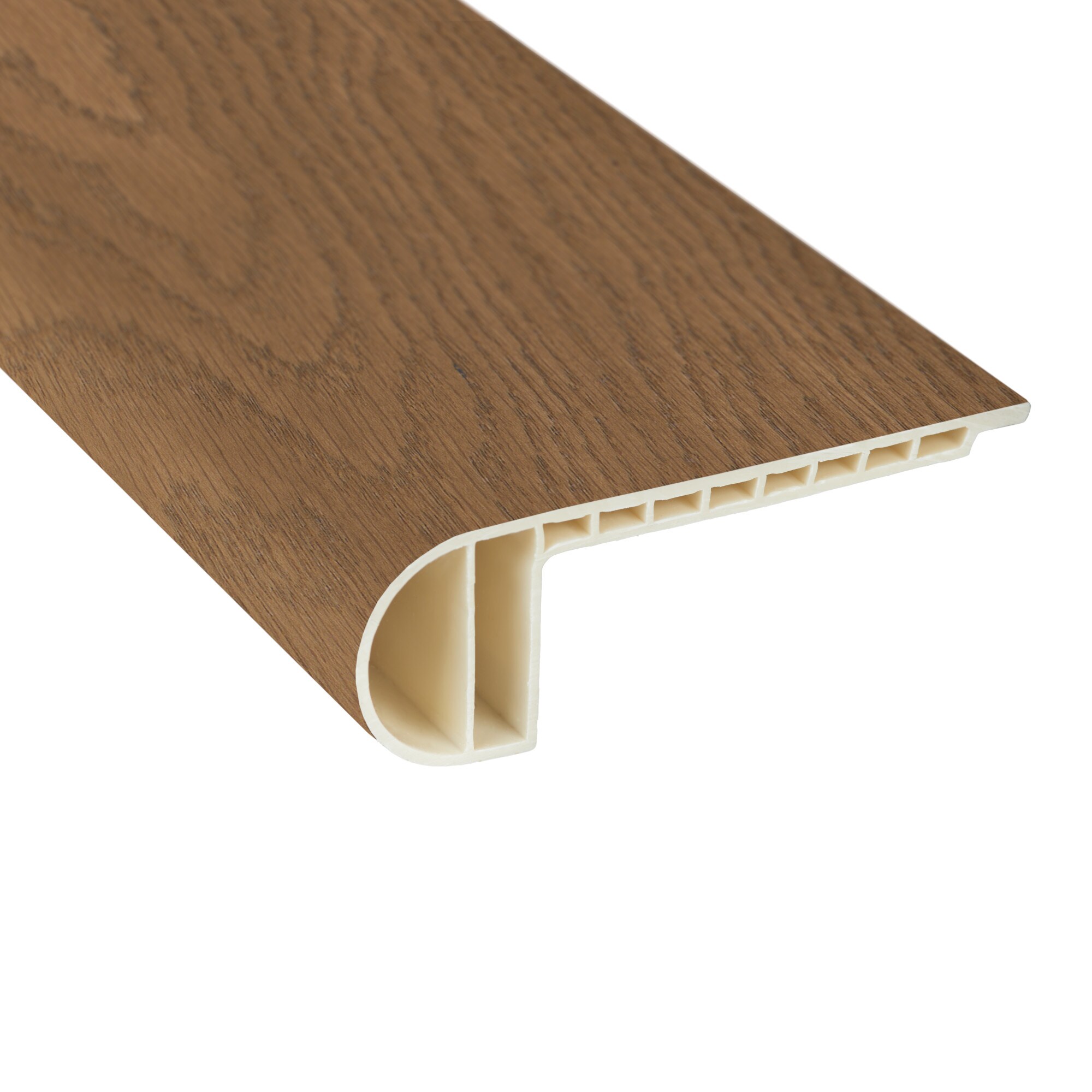 SMARTCORE LFSN407104 Naturals 2.07-Inches x 94.00-Inches x 0.748-Inches Carrington Finished Wood veneer with vinyl core Oak Flush Stair Nosing