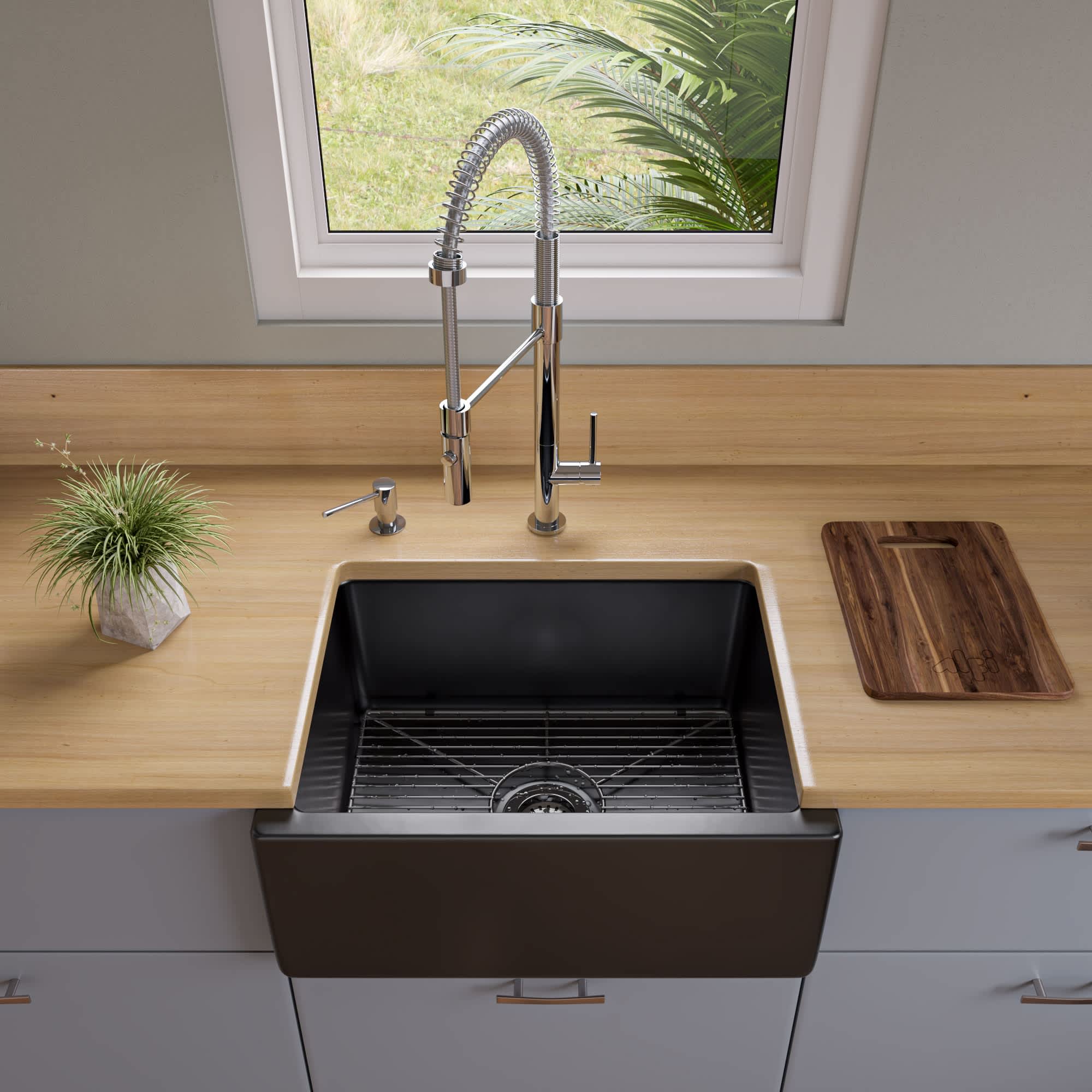 ALFI AB2418HS-BG Kitchen-Sinks - View #2