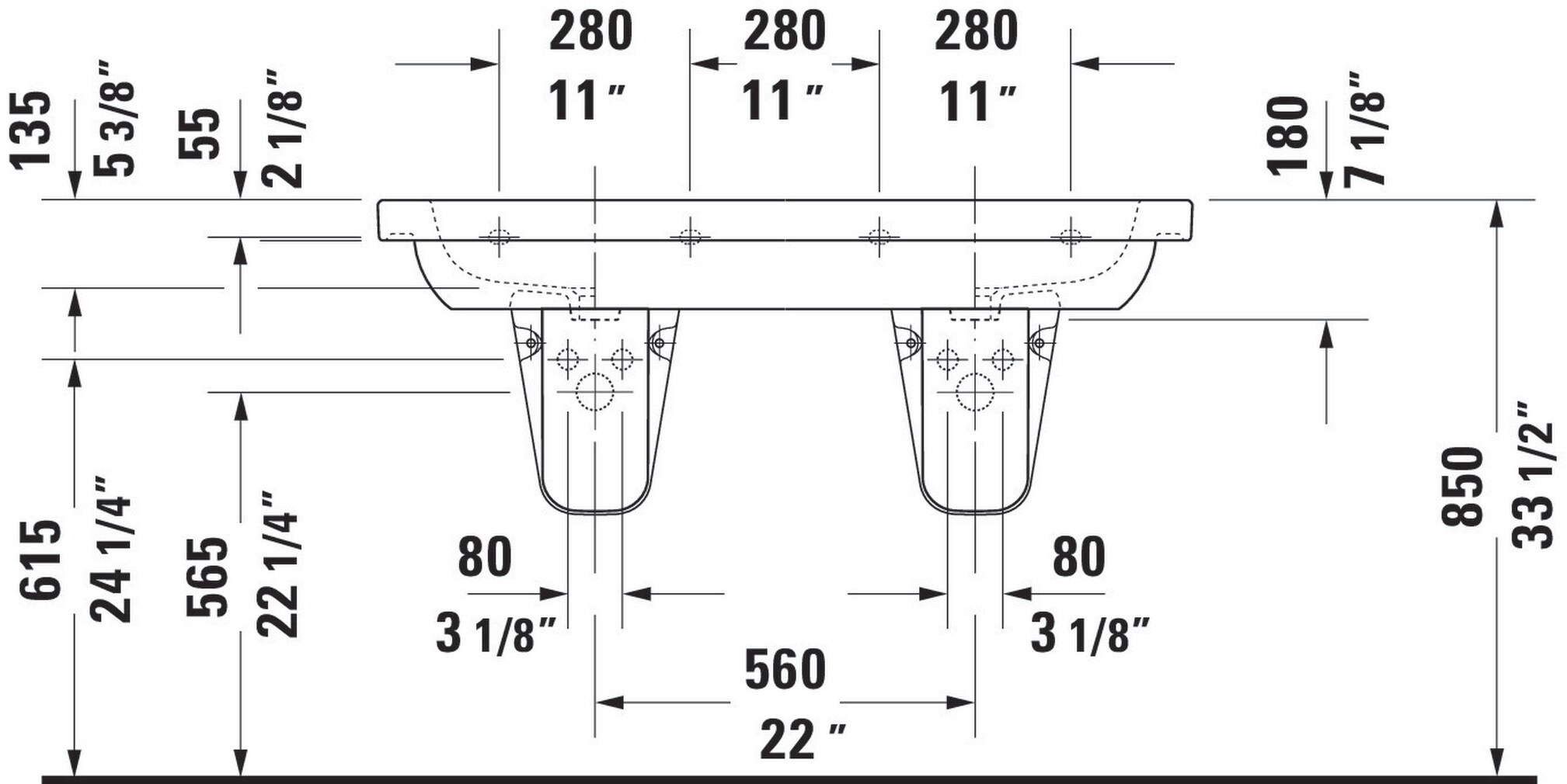 Duravit 03481200002 Bath-Sink - View #11