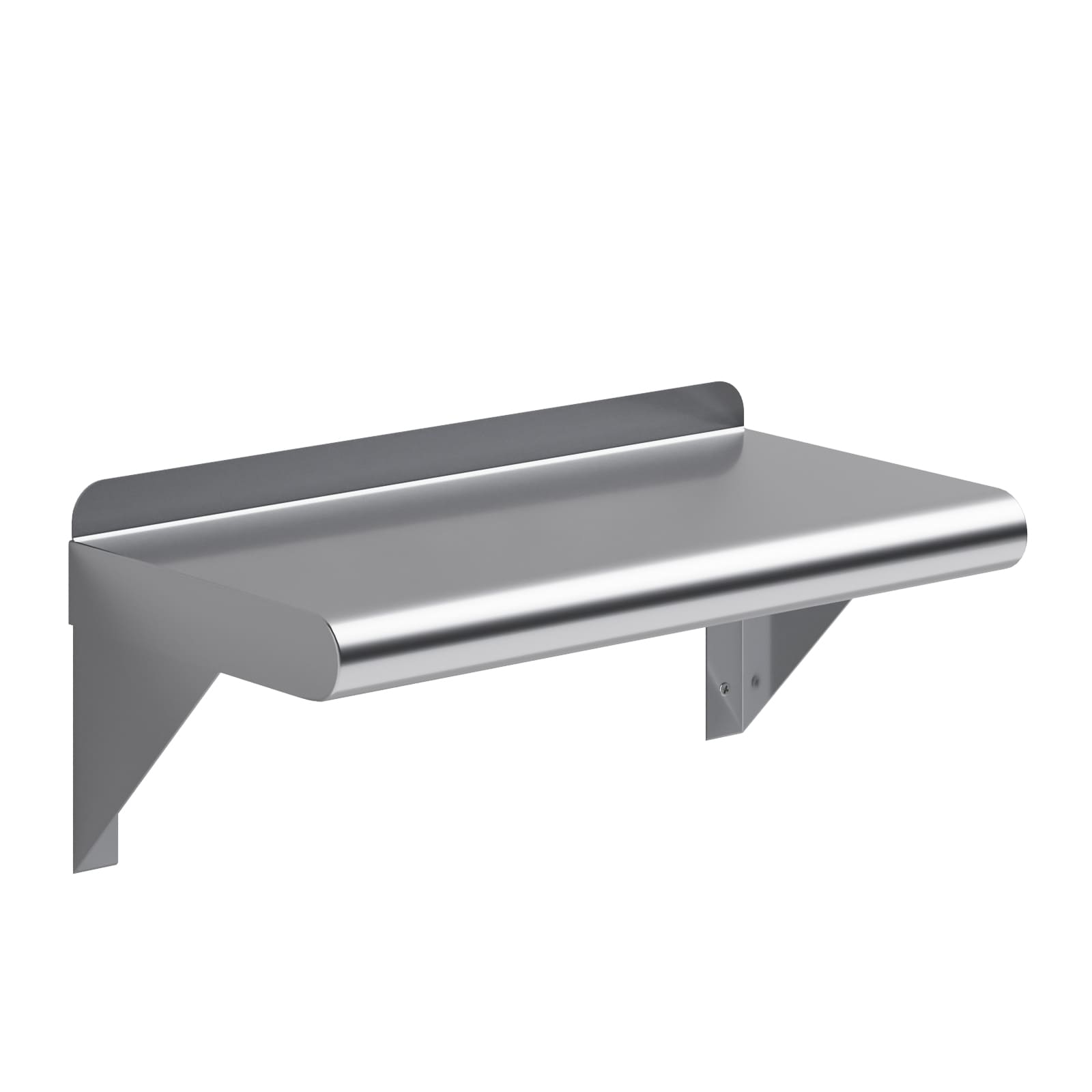 Amgood 8 in. x 16 in. Stainless Steel Wall Shelf