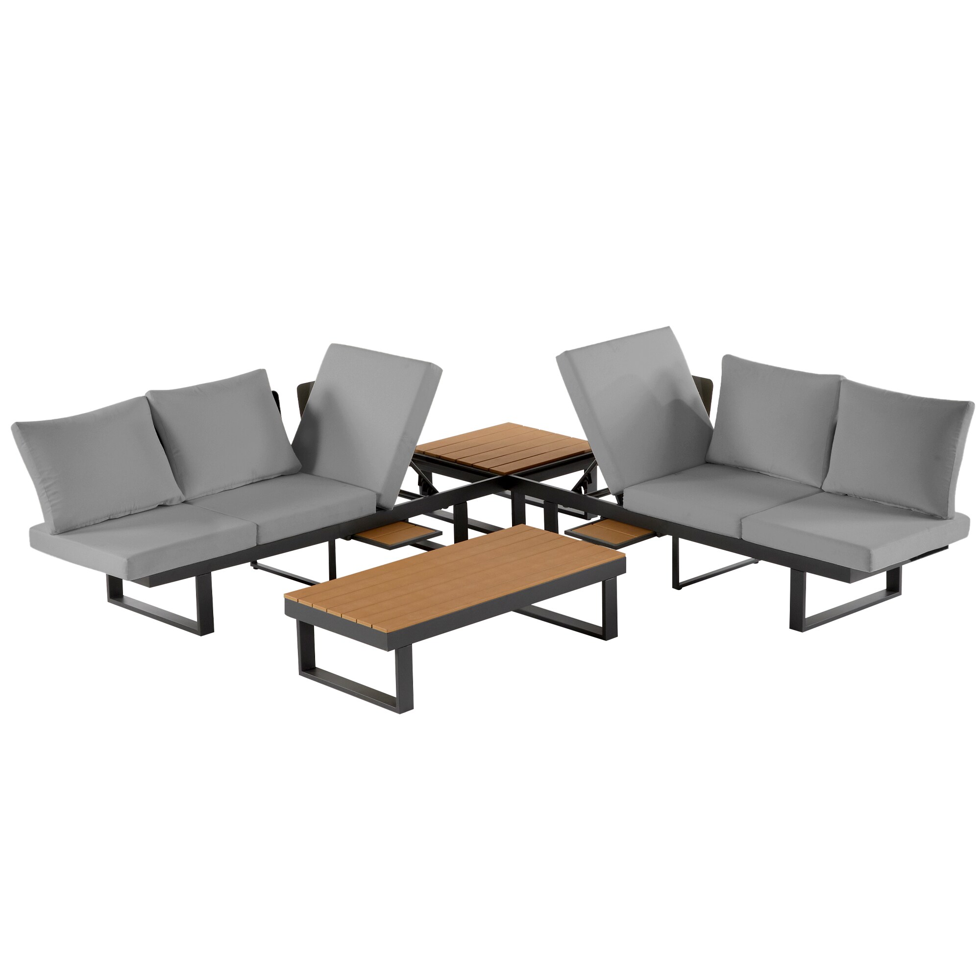 SINOFURN SYA370189GY Patio-Sofas-Daybeds - View #15