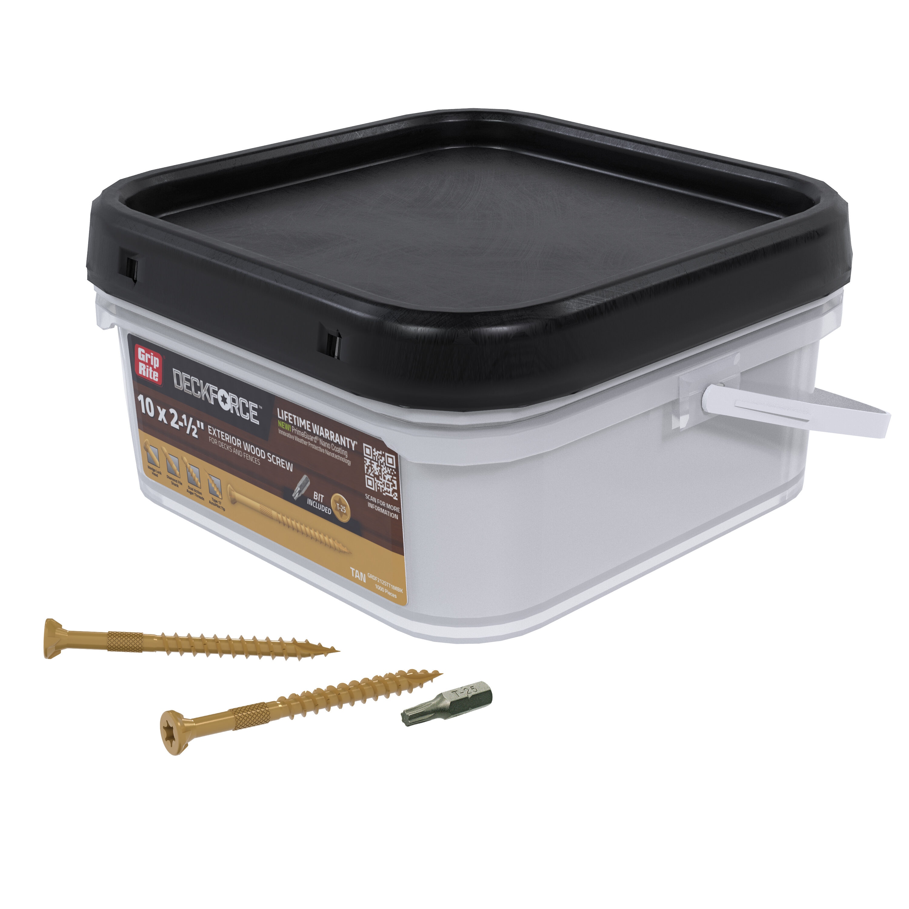 Grip-Rite GRDF212STT1MBK Deck-Screws - View #5