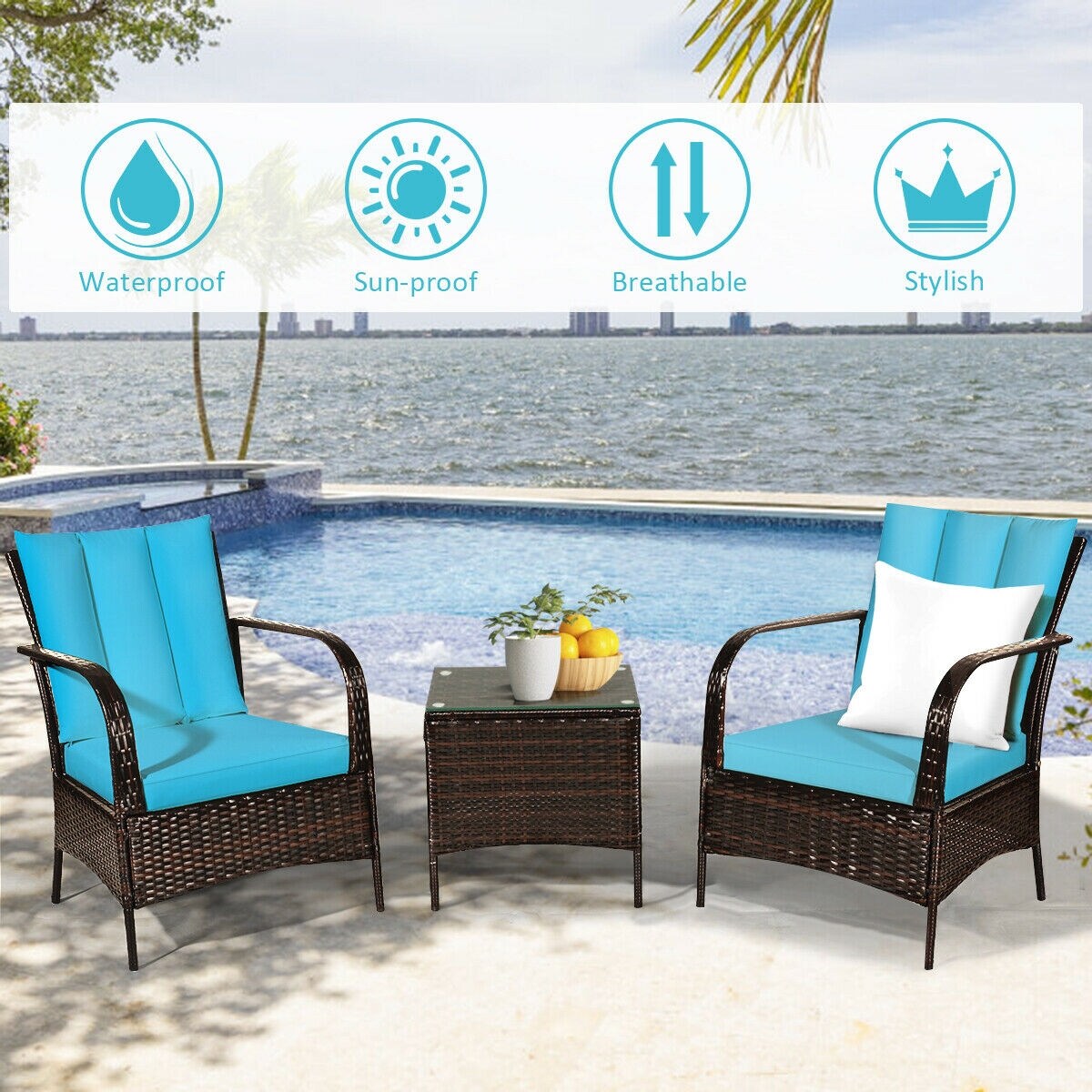 Slickblue D-CO-UT05856WH Patio-Conversation-Sets - View #6