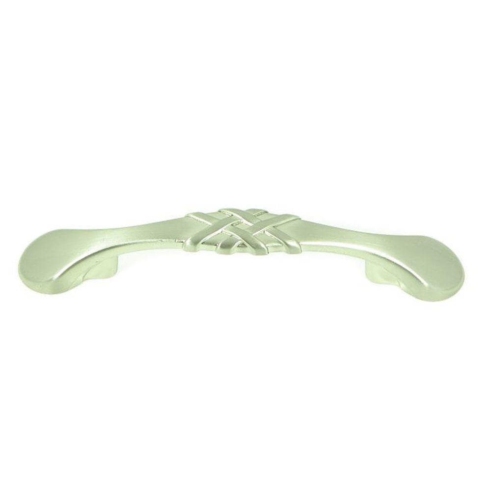 Stone Mill Hardware CP1495-SN Weave 3-in , 76mm Center to Center Satin nickel Arch Handle