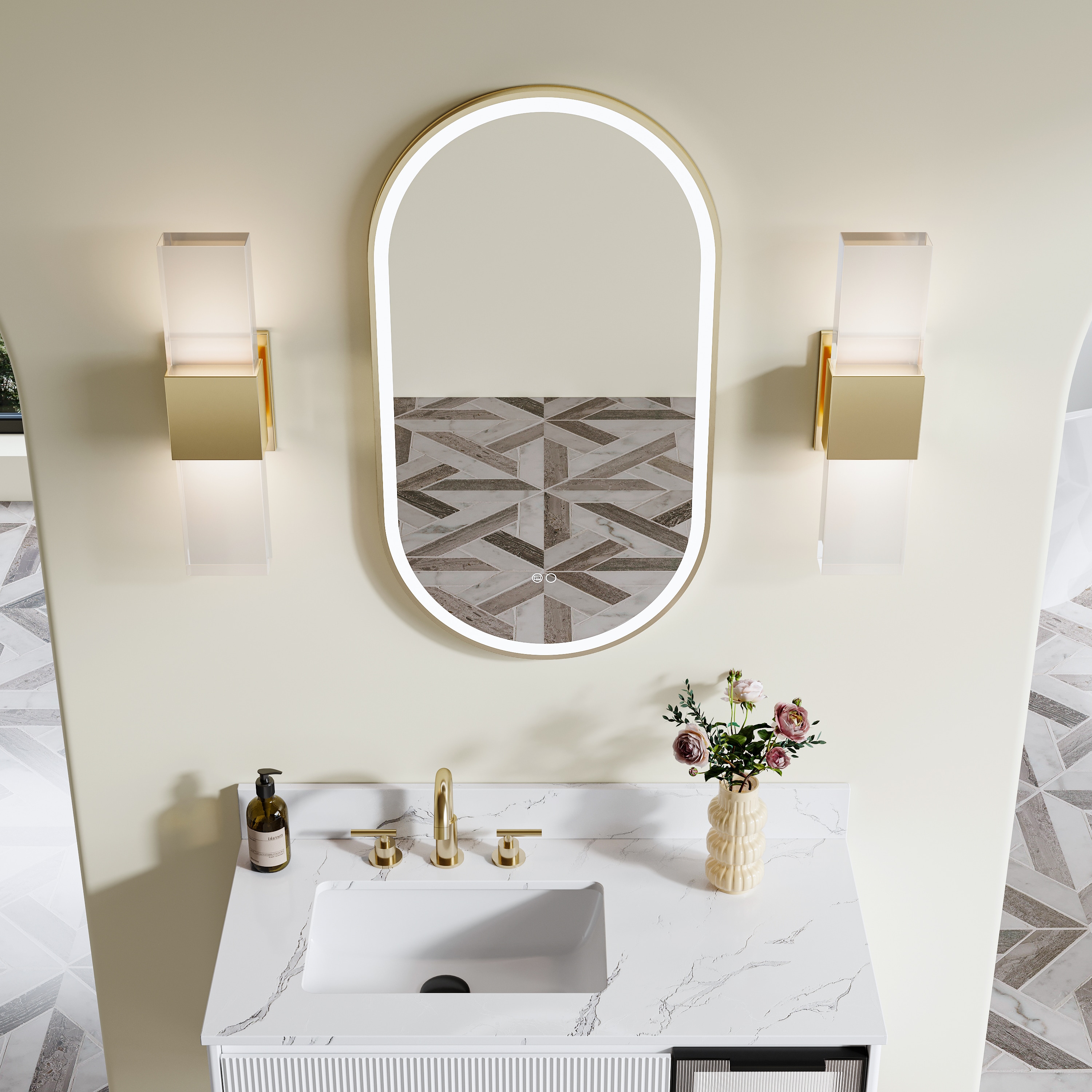 CALVON RC9-OR2036BG Framed-Bath-Mirrors - View #8