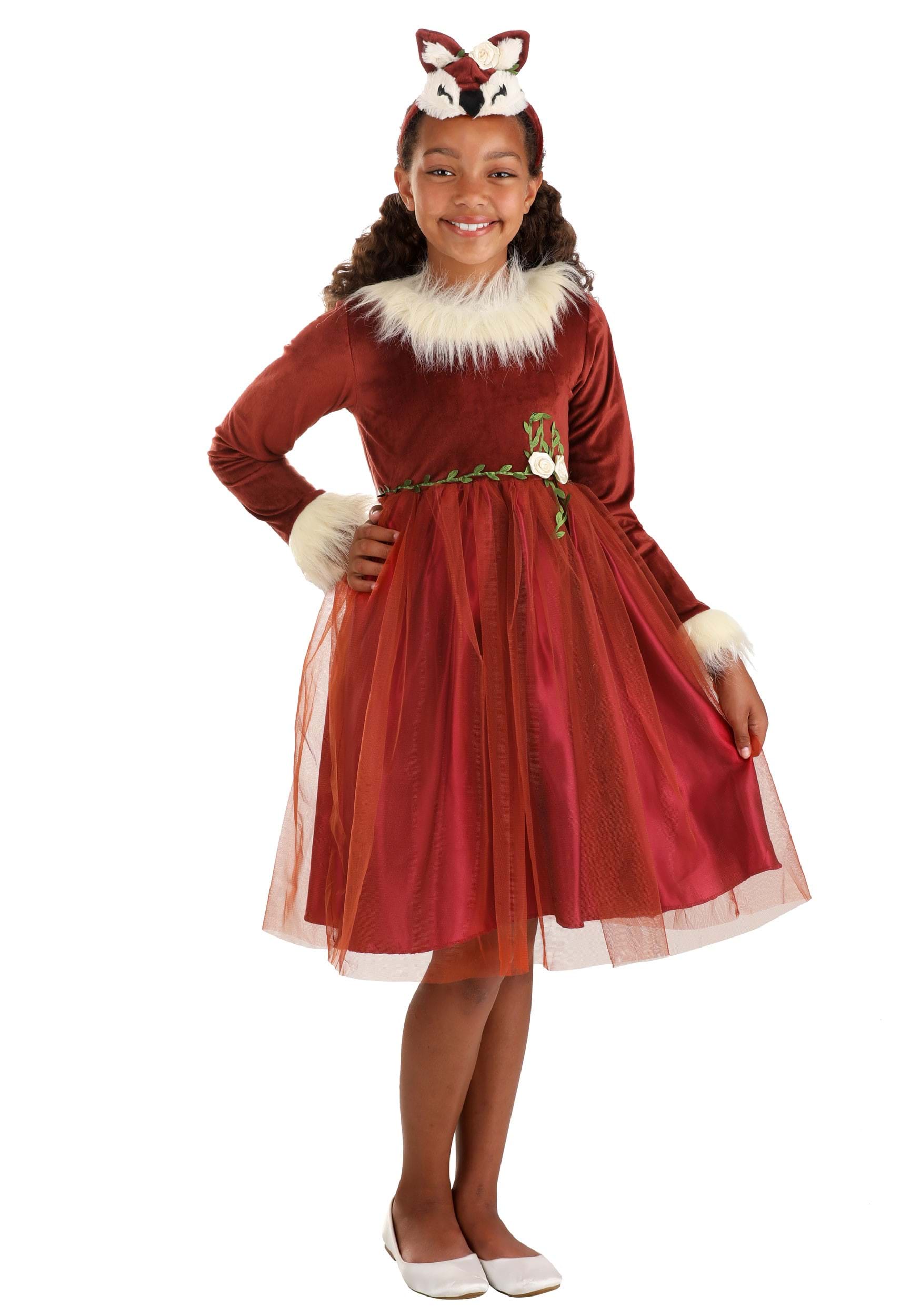 HalloweenCostumes - FUN Costumes Girl's Pretty Woodland Fox Costume Dress Kid's Animal Costumes L...