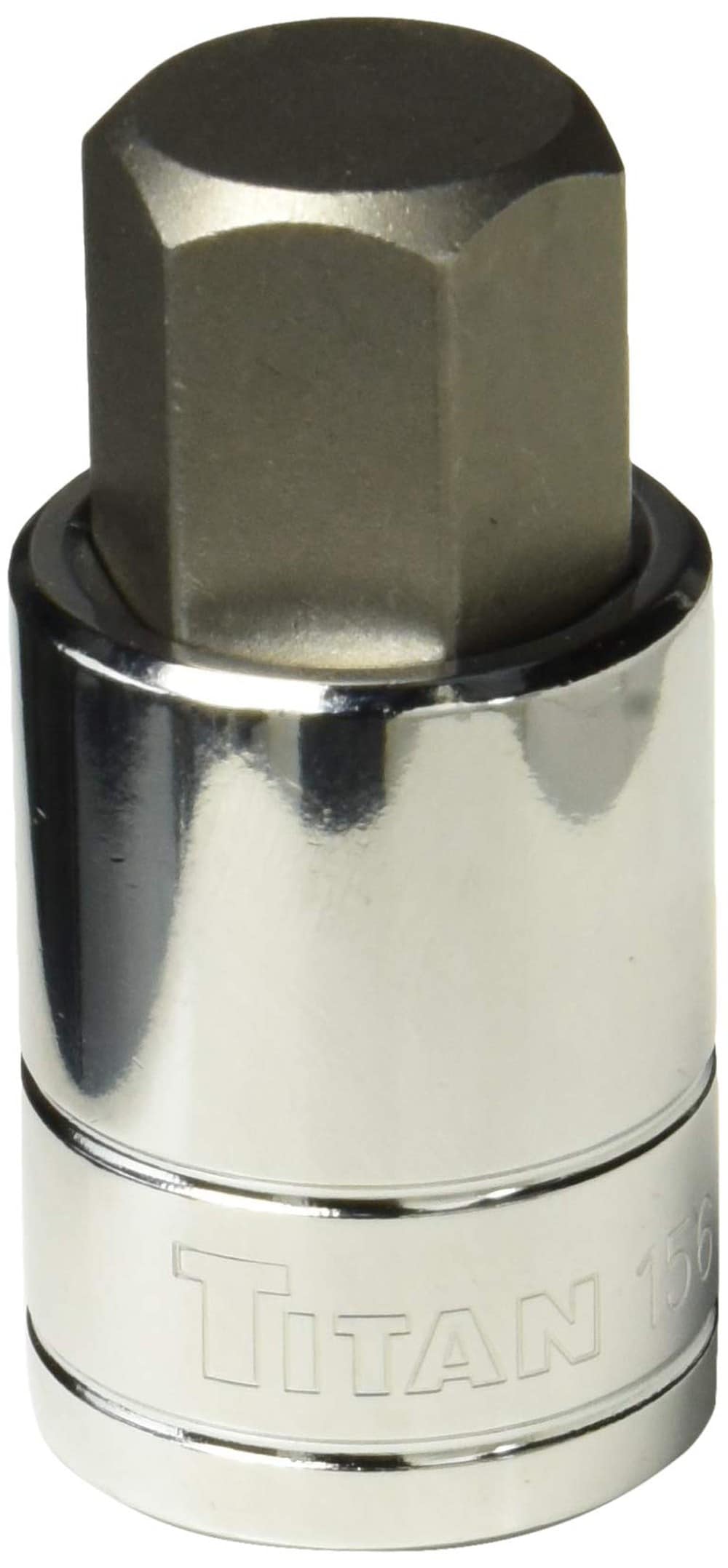 Titan TL15619 Tools 19 mm 1/2 Drive Hex Bit Socket #15619