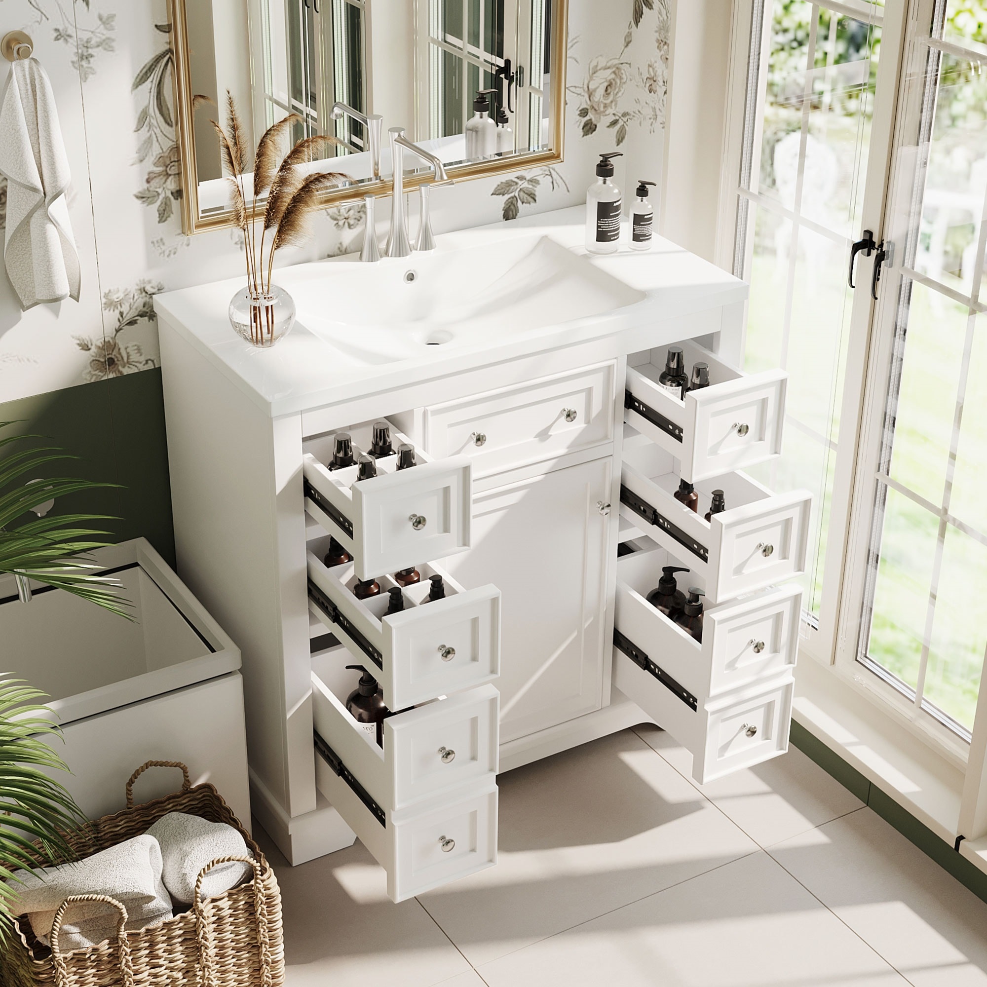 ModernLuxe L3P-SY999404AAK-6 Bath-Vanity-Combo - View #2