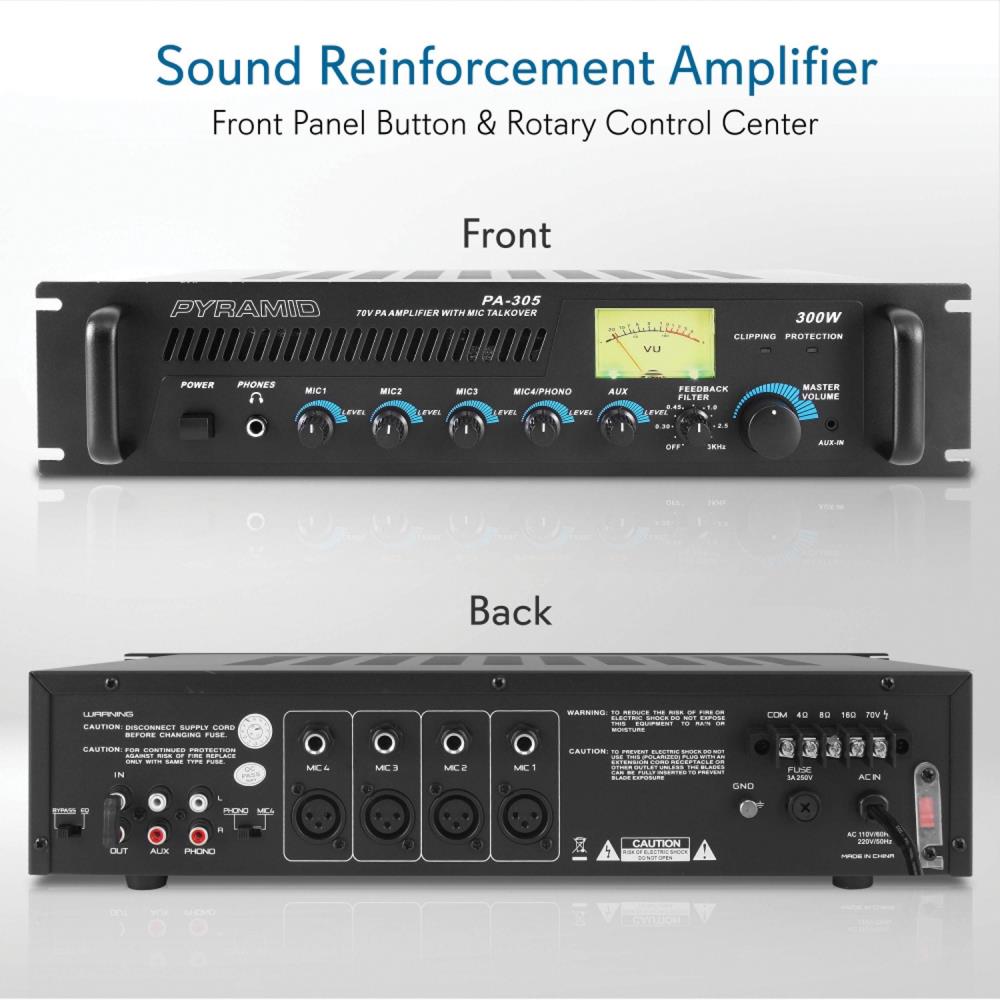 Pyramid PA305 Public-Address-System-Parts-Acc - View #2