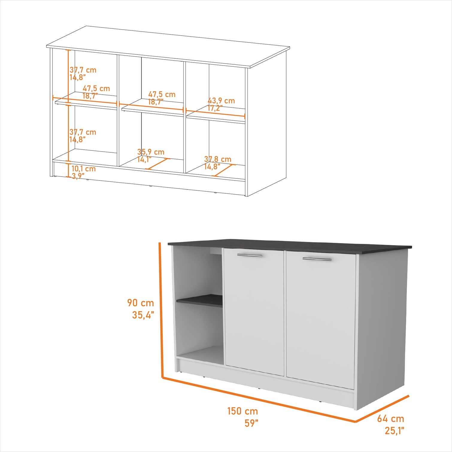 FlowLuxe 5J8DI8QREIJF Kitchen-Furniture - View #6
