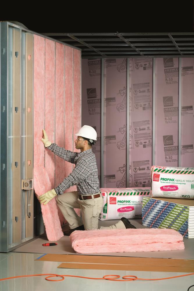 Owens Corning R 19 Wall 128 sq ft Unfaced Fiberglass Batt