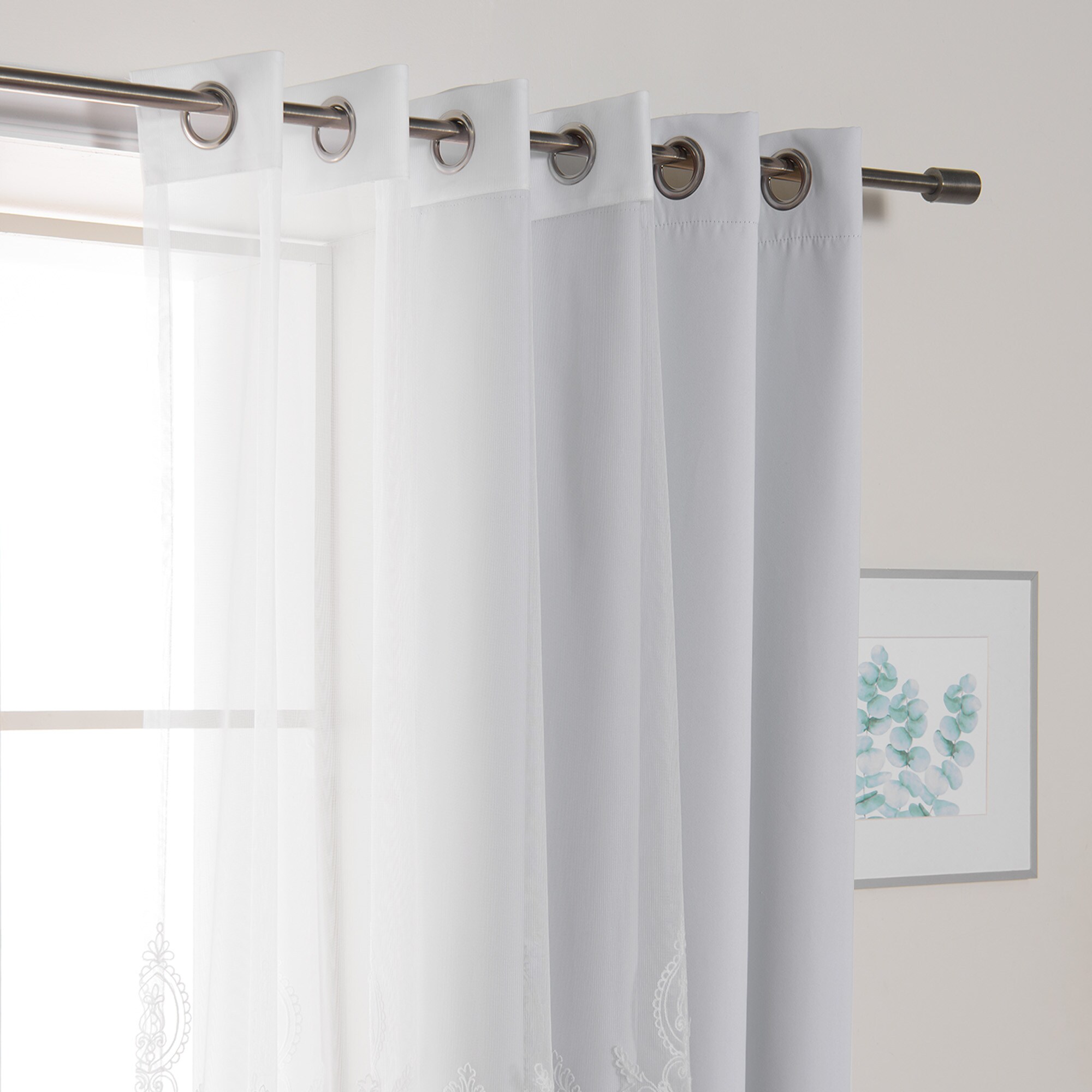 Best Home Fashion MM-TRELLIS-84-VAPOR curtains - View #4
