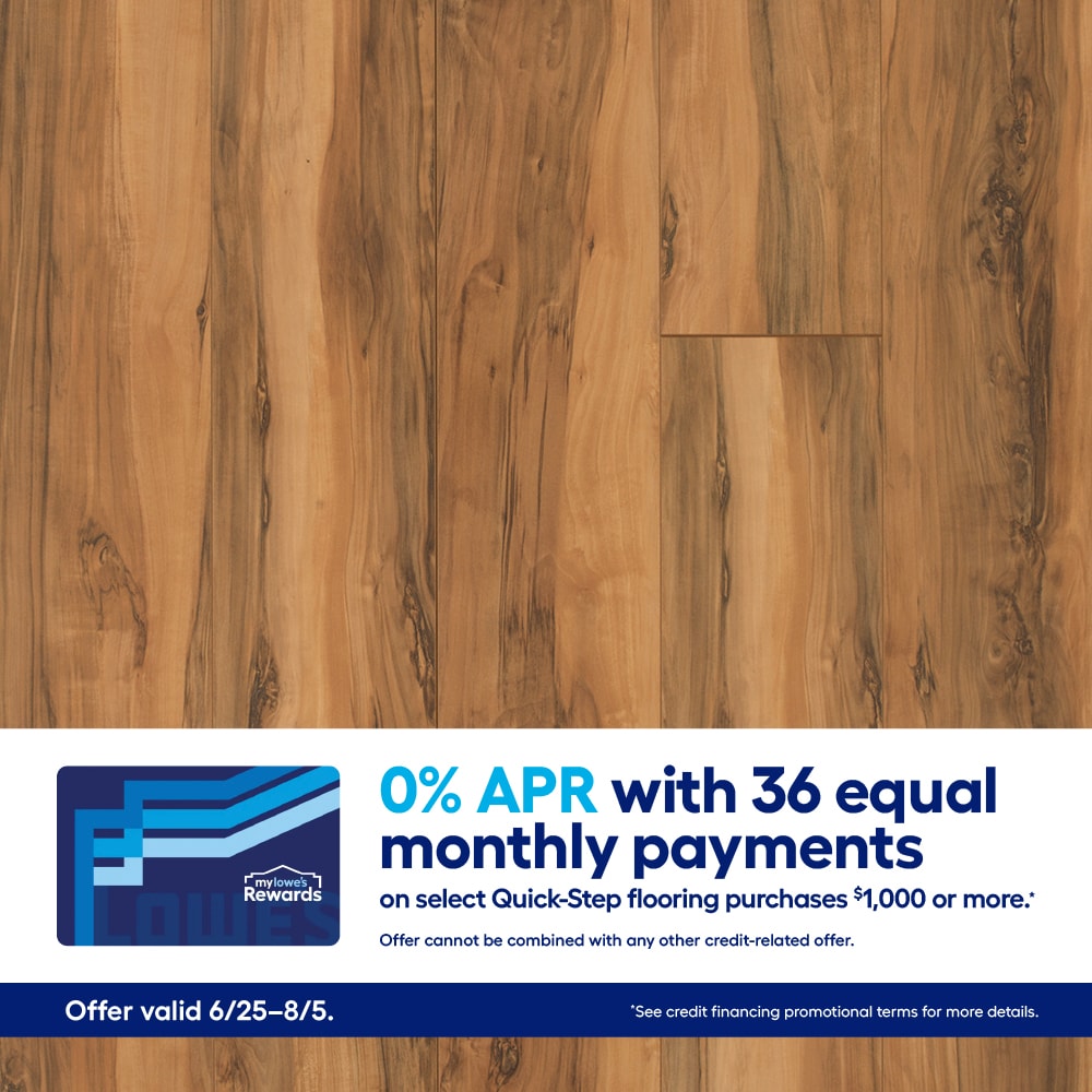 QuickStep Studio + Spill Repel Westend Apple 12-mm T x 6-in W x 48-in L Waterproof Laminate Wood Flooring ( 16.12-sq ft / Carton )