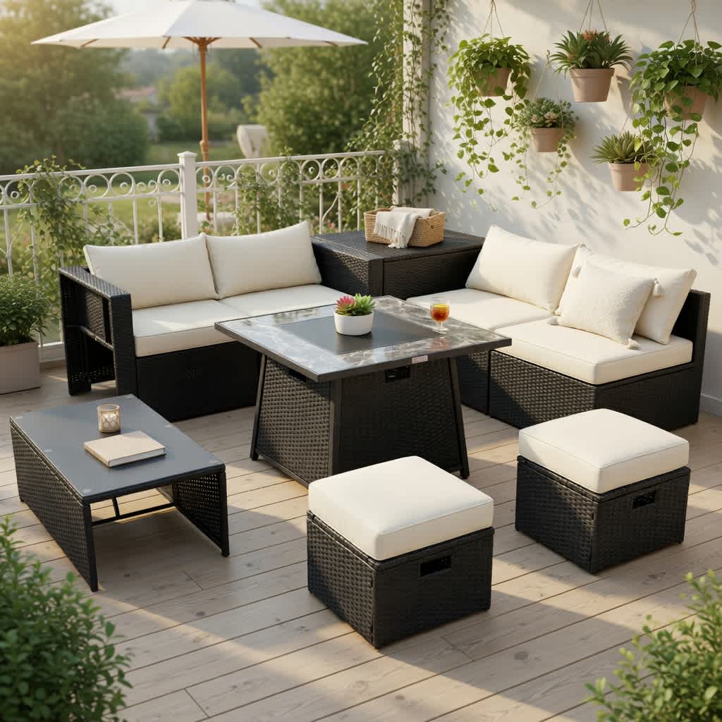 VERYKE 6219408002156 Patio-Conversation-Sets - View #5