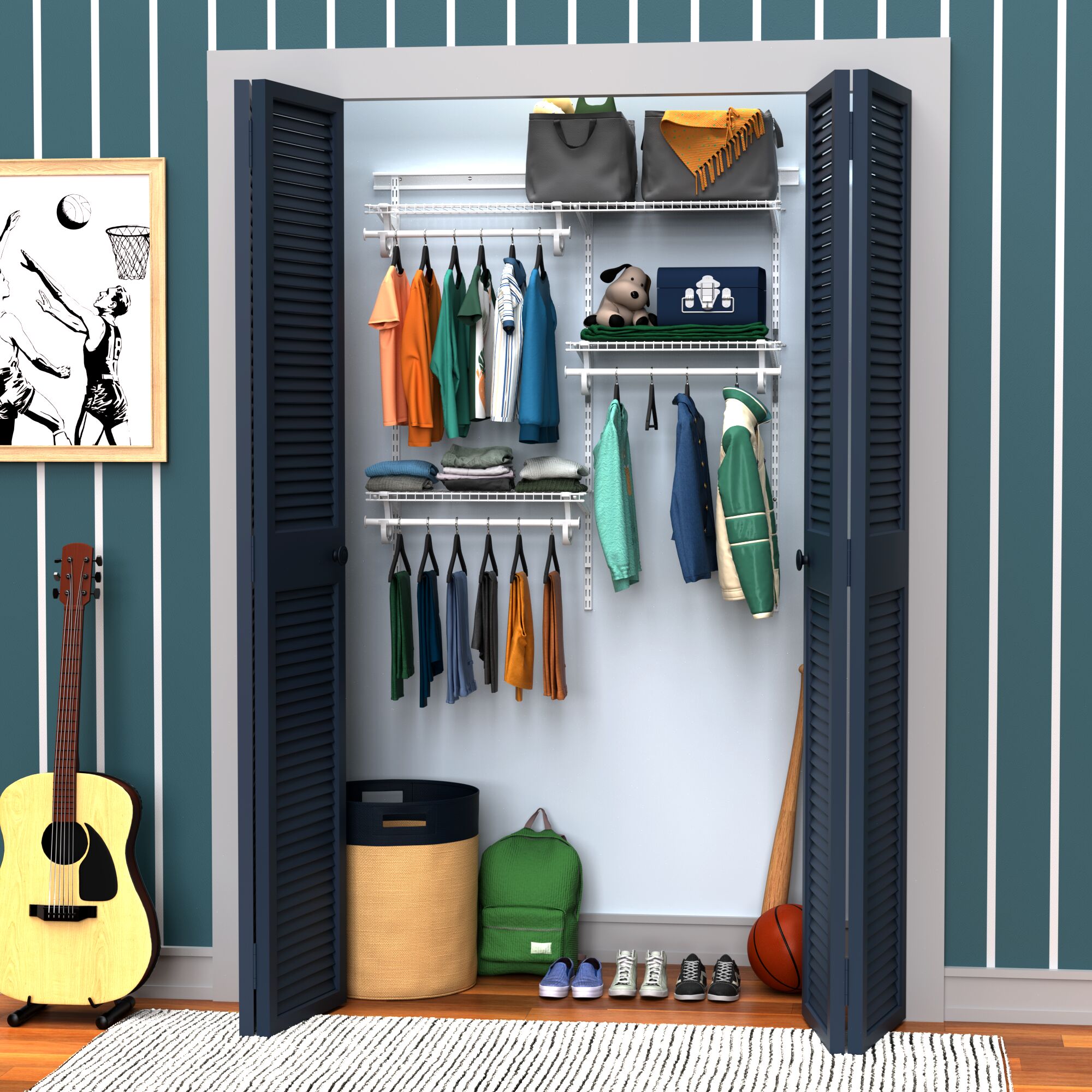 Closetmaid 5636 SuperSlide Closet Organizer Kit – Toolbox Supply