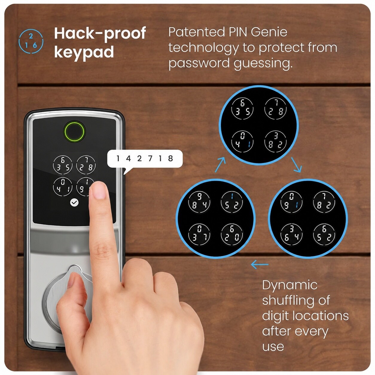Adrinfly LAD0805D242 Door-Deadbolts - View #5