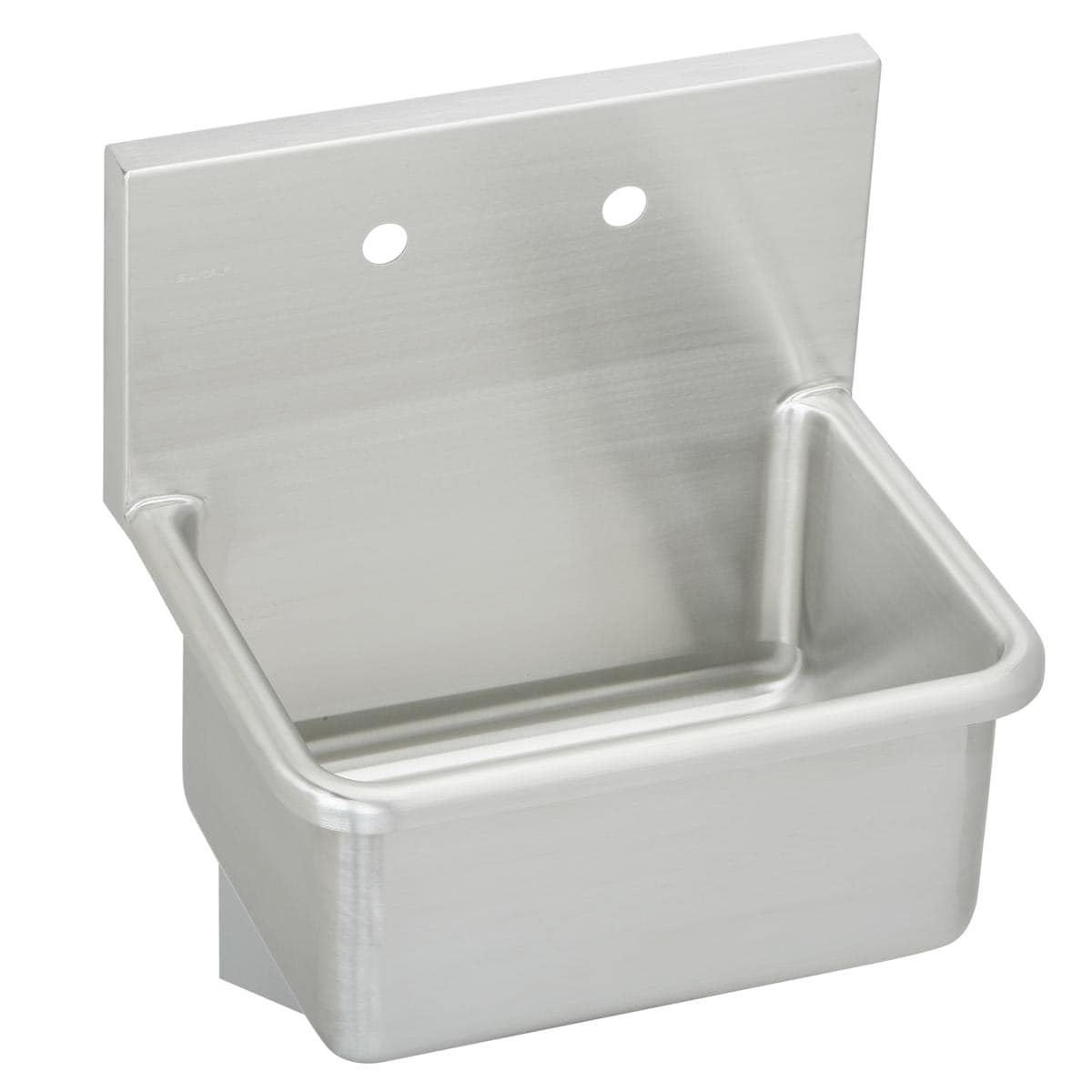 Elkay Stainless Steel 23-Inch x 18-1/2-Inch x 12 Wall Hung 2-Hole Service Sink