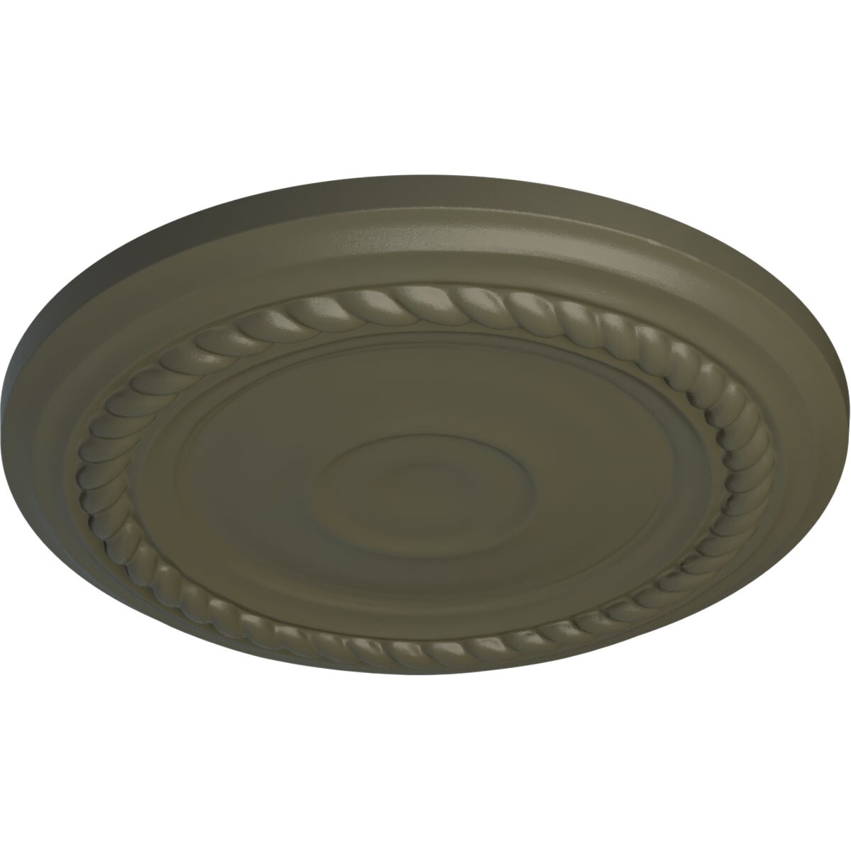 Ekena Millwork CM07ALWHF Ceiling-Medallions - View #2