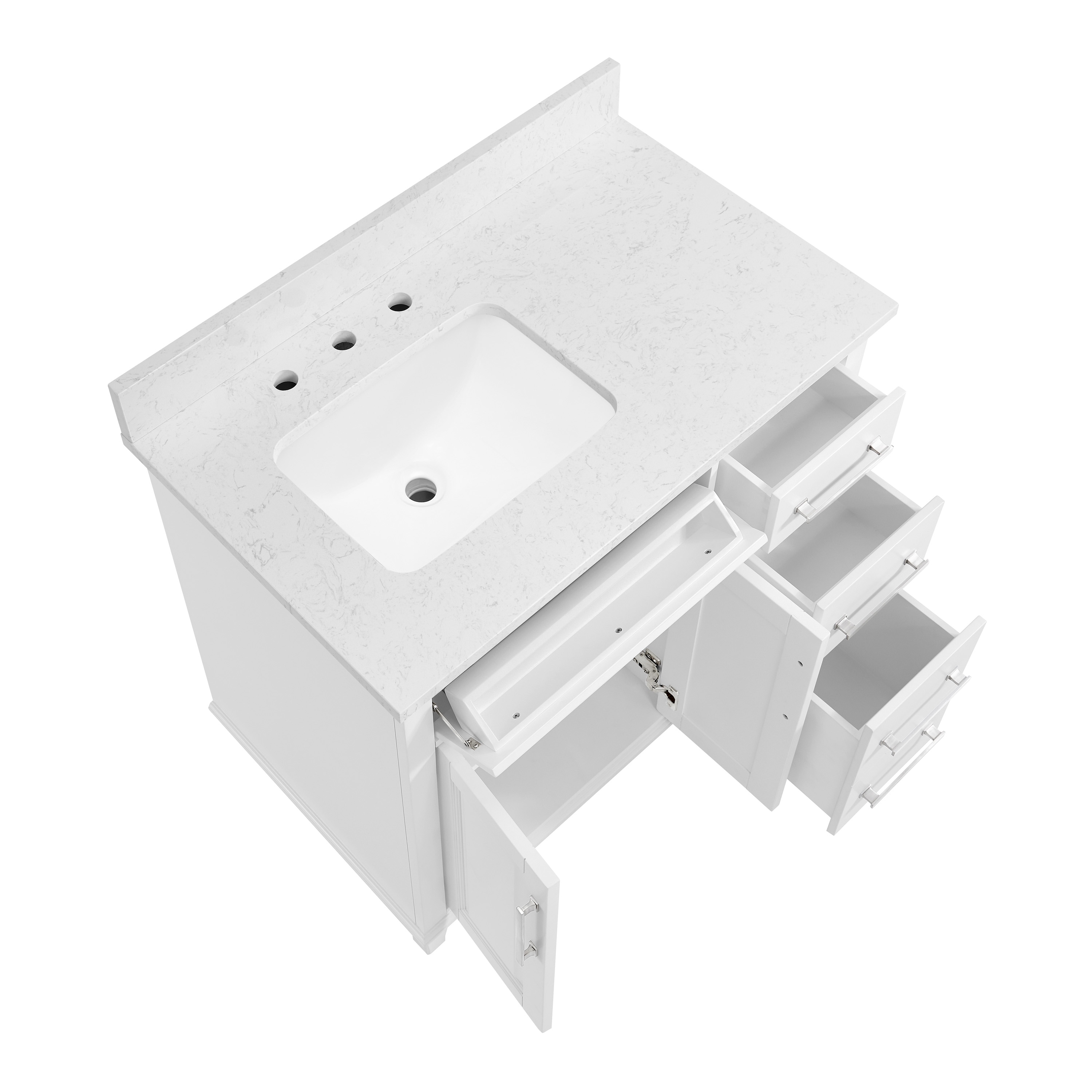 allen + roth 1789VA-36-201-925-UM Bath-Vanity-Combo - View #5