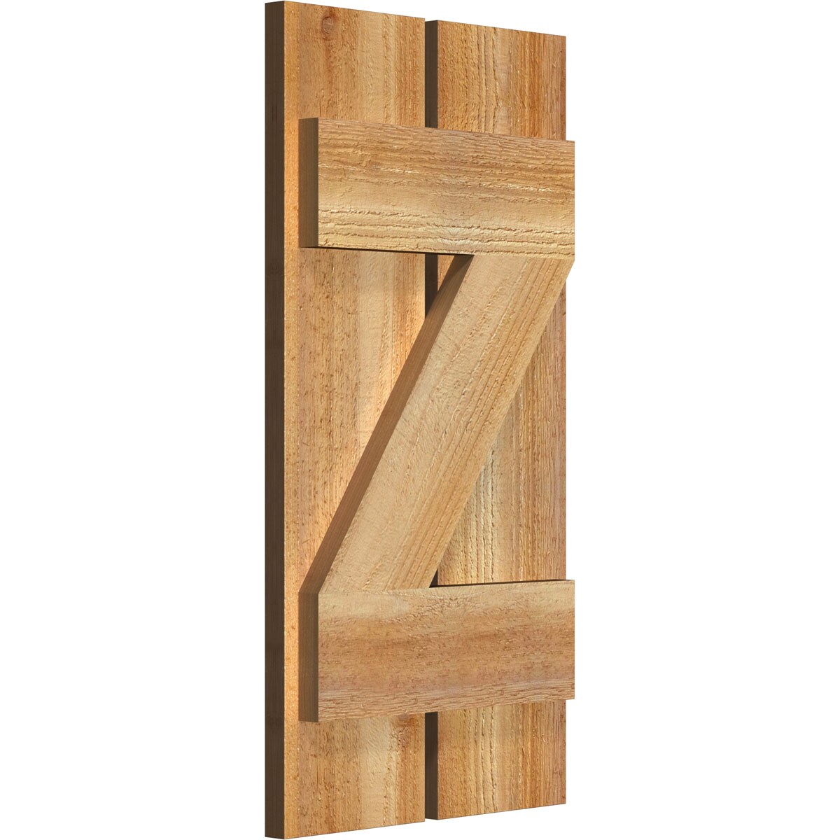 Ekena Millwork RBS06Z11X022RWR Exterior-Shutters - View #2