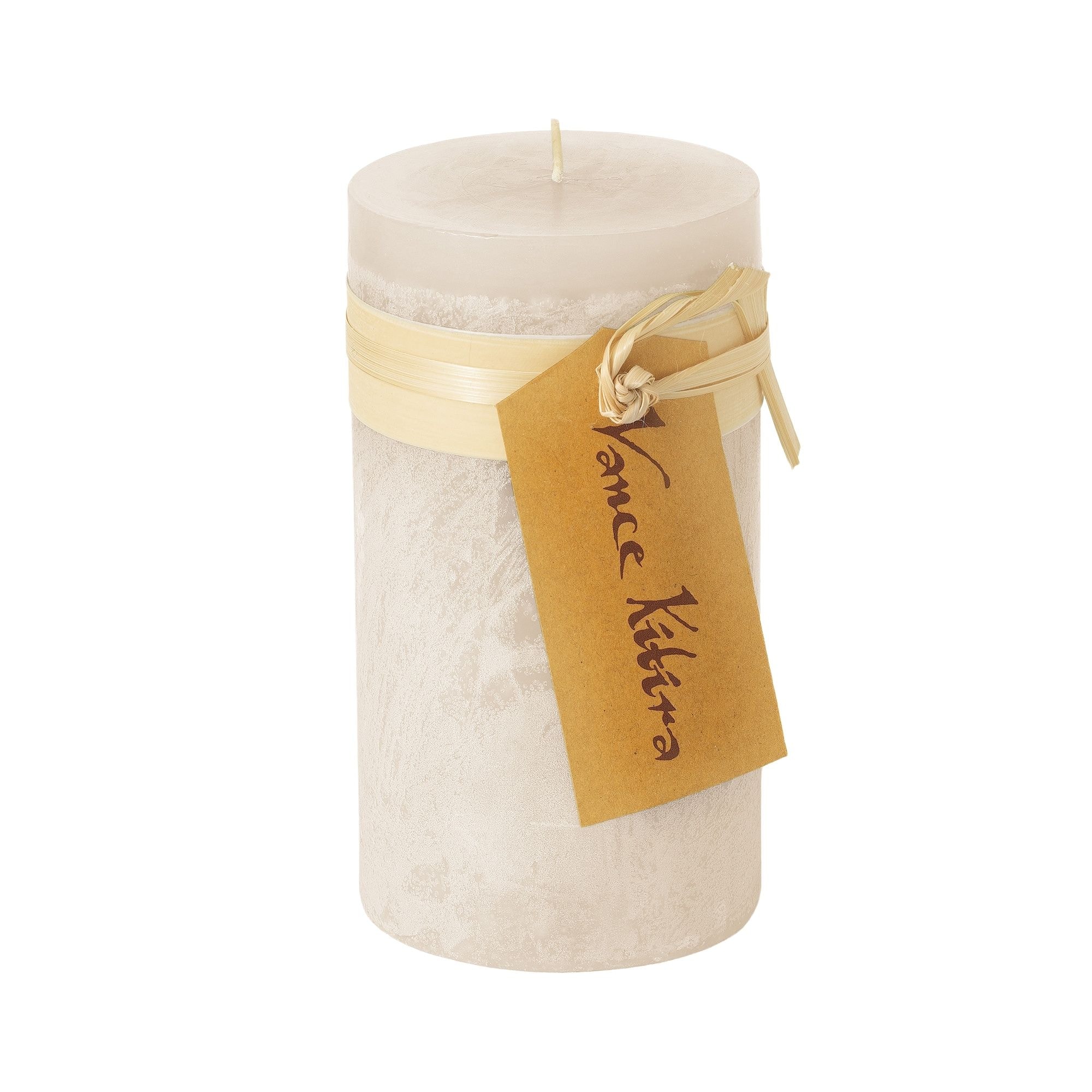 Vance Kitira CT448MW Unscented White Pillar candle