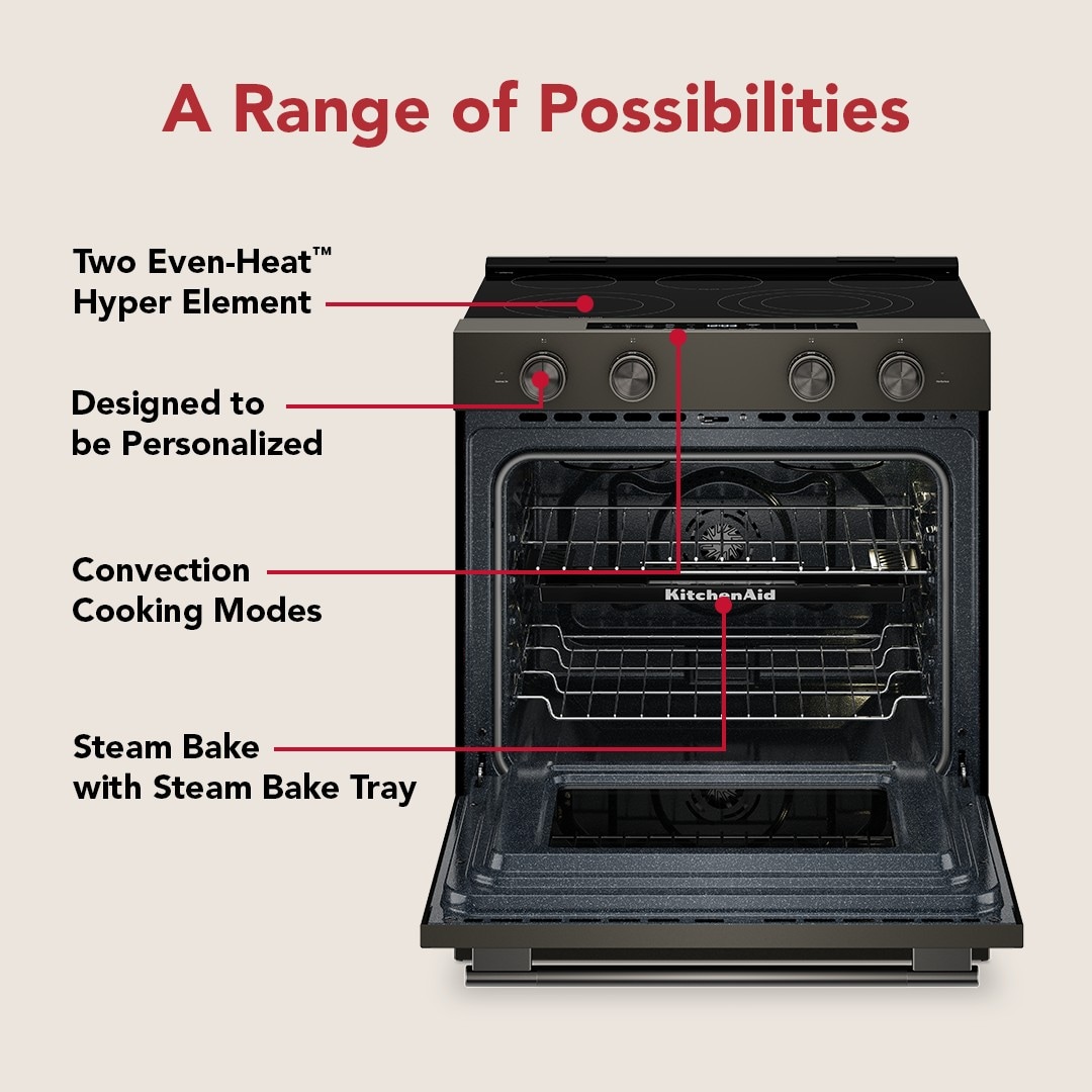 KitchenAid KSES530SBE Freestanding-Electric-Ranges - View #5