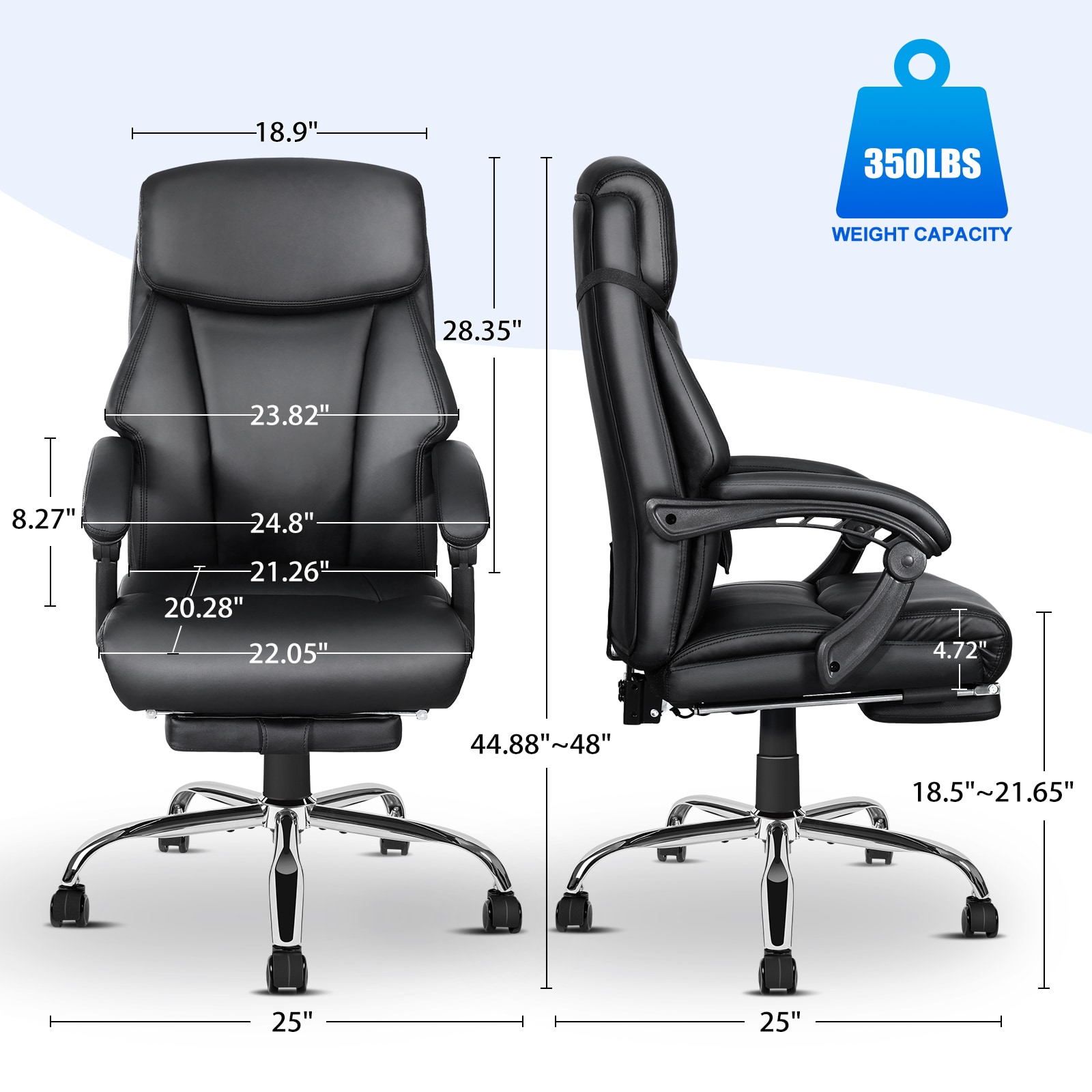 NOBLEMOOD LS-1017BK Office-Chairs - View #6