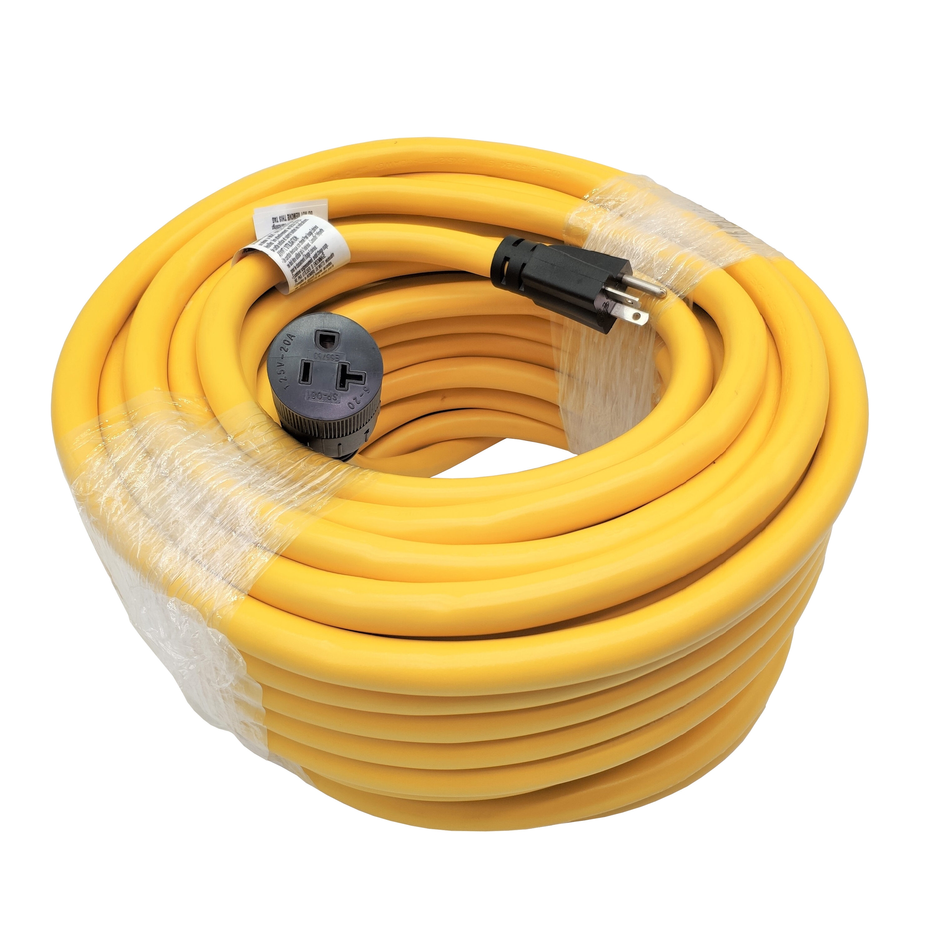 parkworld 62244 100-ft 12 / 3 3 Prong Yellow Indoor/Outdoor STW Heavy Duty General Extension Cord
