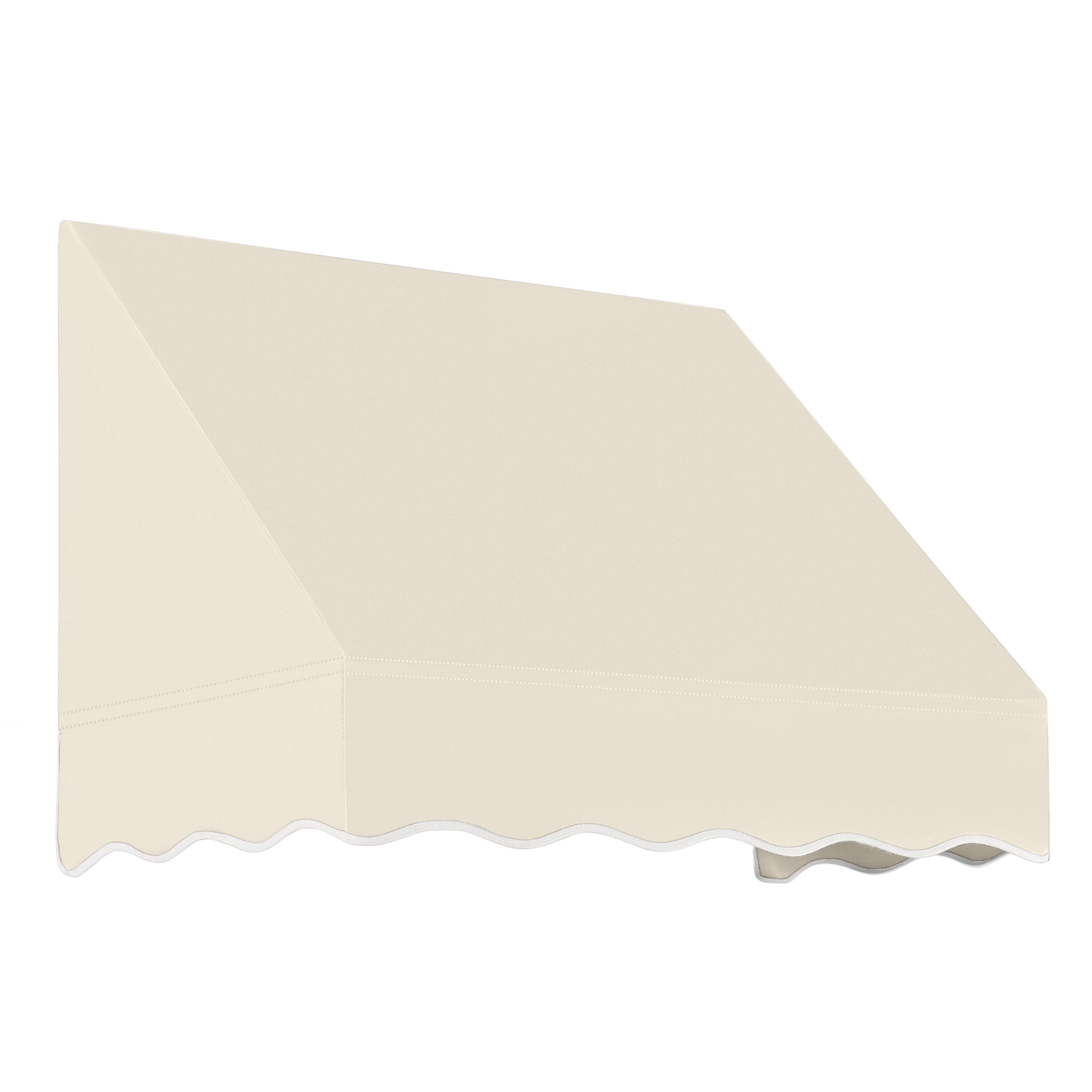 Awntech EF2442-L-3L San Francisco 40.5-in Wide x 42-in Projection x 24-in Height Fabric Linen Solid Fixed Window/Door Awning