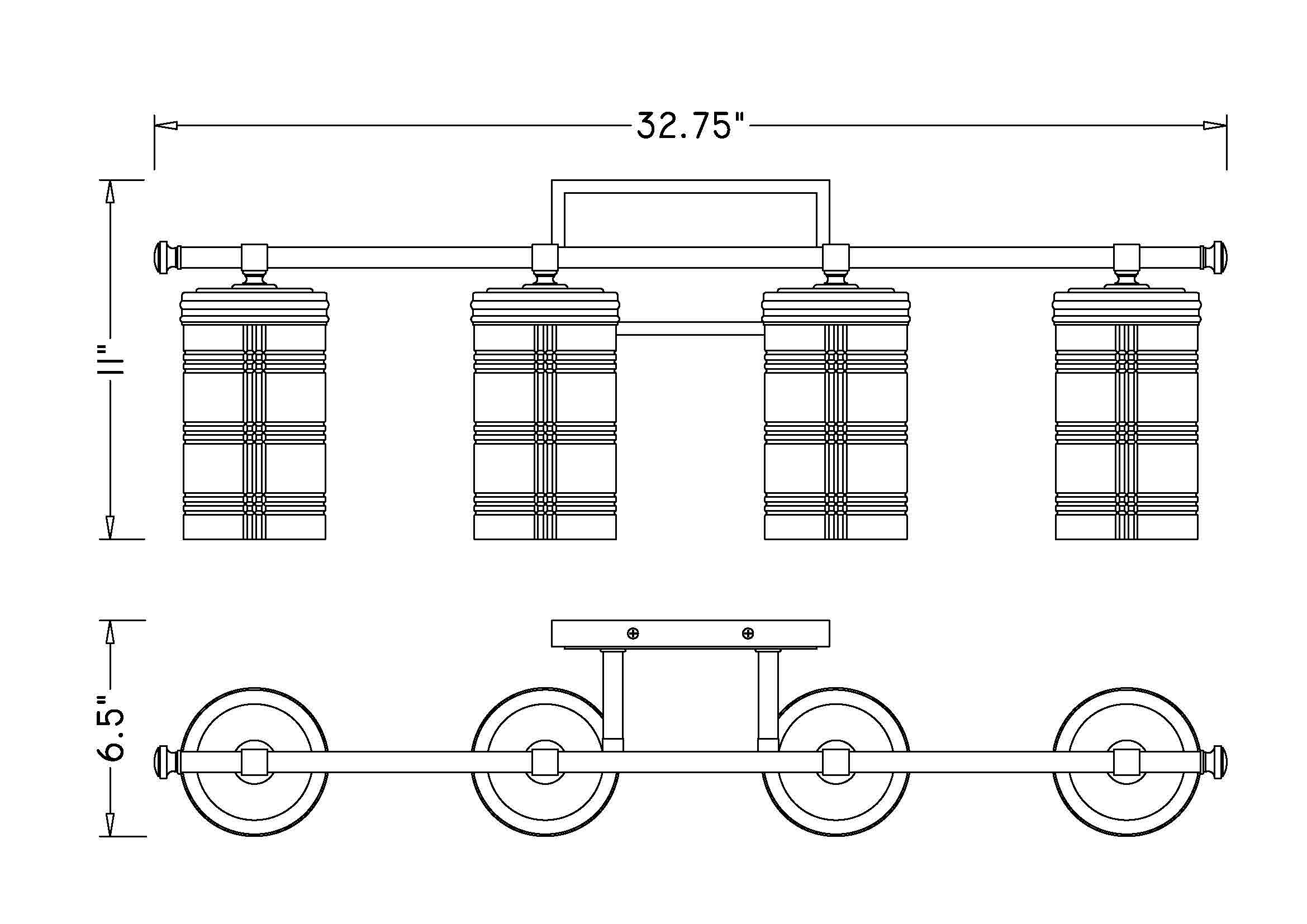 Z-Lite 344-4V-BN b089995 - View #7