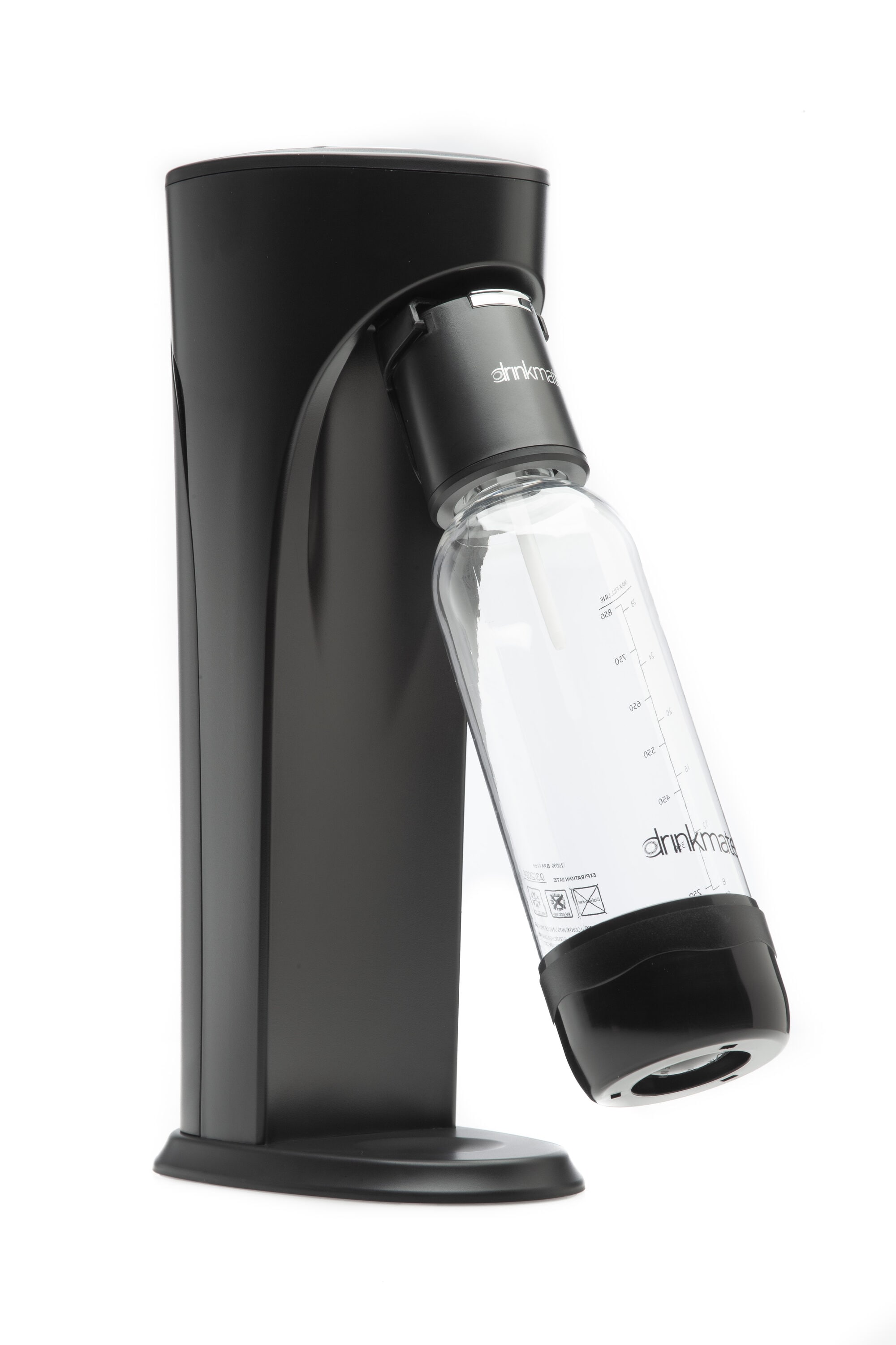 Drinkmate OmniFizz Matte Black Soda Maker with Carbonator and