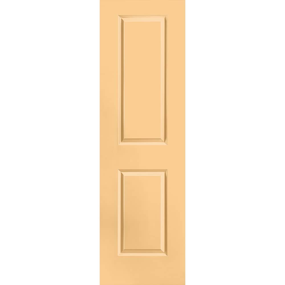 Masonite 1315777 Traditional 24-in x 80-in Marigold 2-panel square Smooth Hollow core Prefinished Molded composite Slab Door