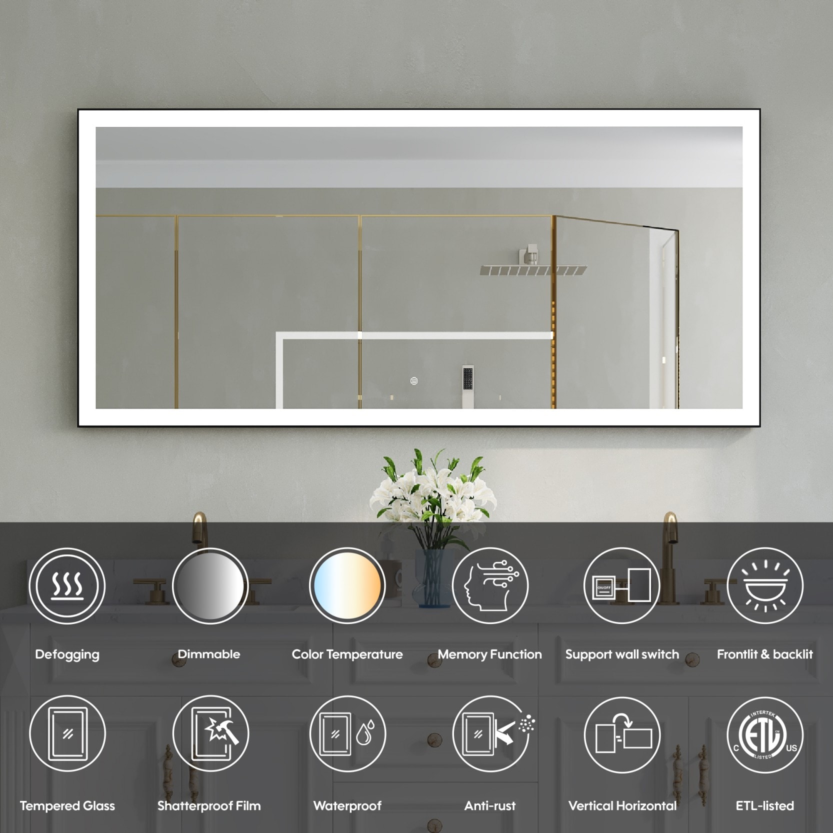 LIVIZA UCJ-LMRR5-6028B Decor-Mirrors - View #2