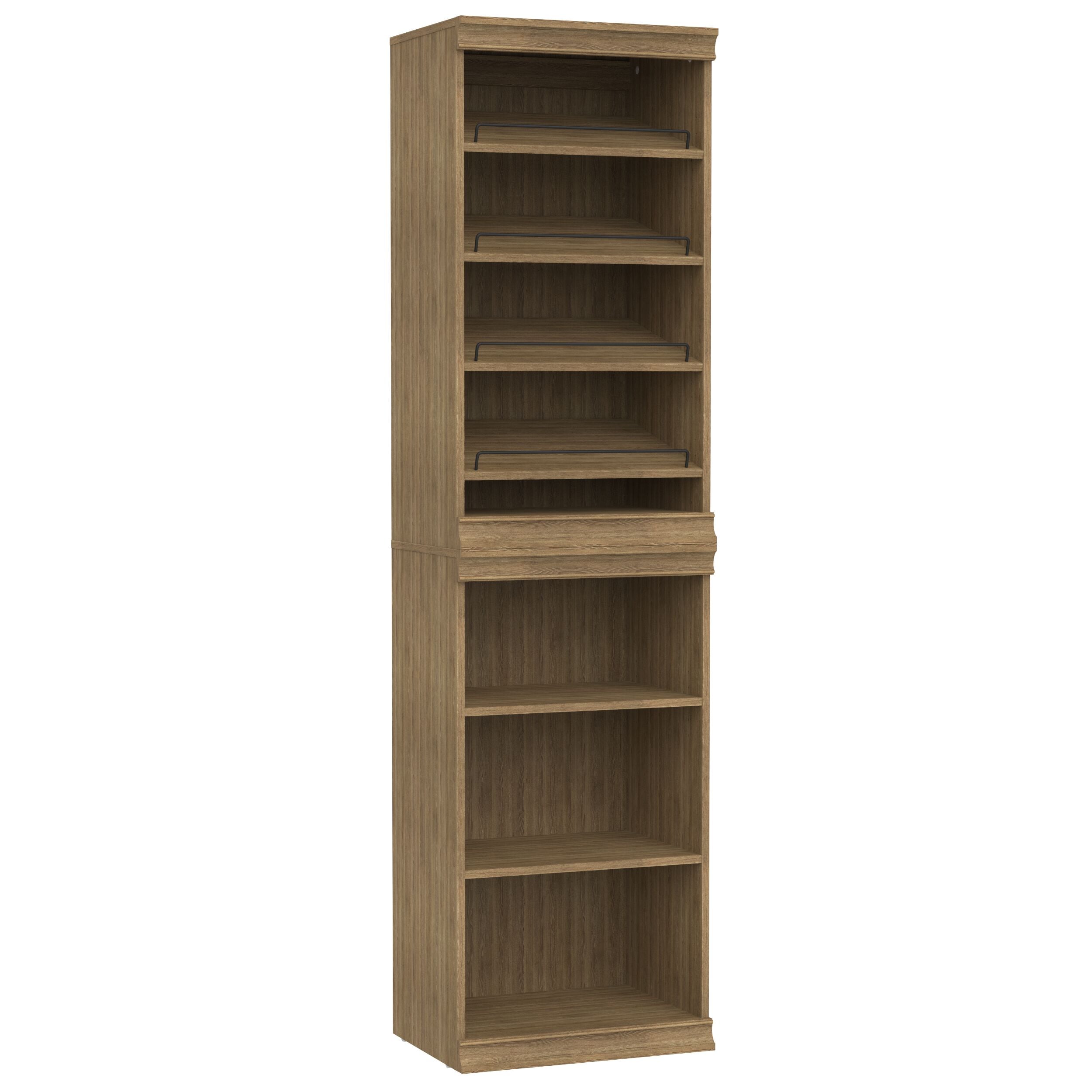 ClosetMaid 10000-05806 1.78-ft to 1.78-ft W x 6.7-ft H Sand Solid Shelving Wood Closet System