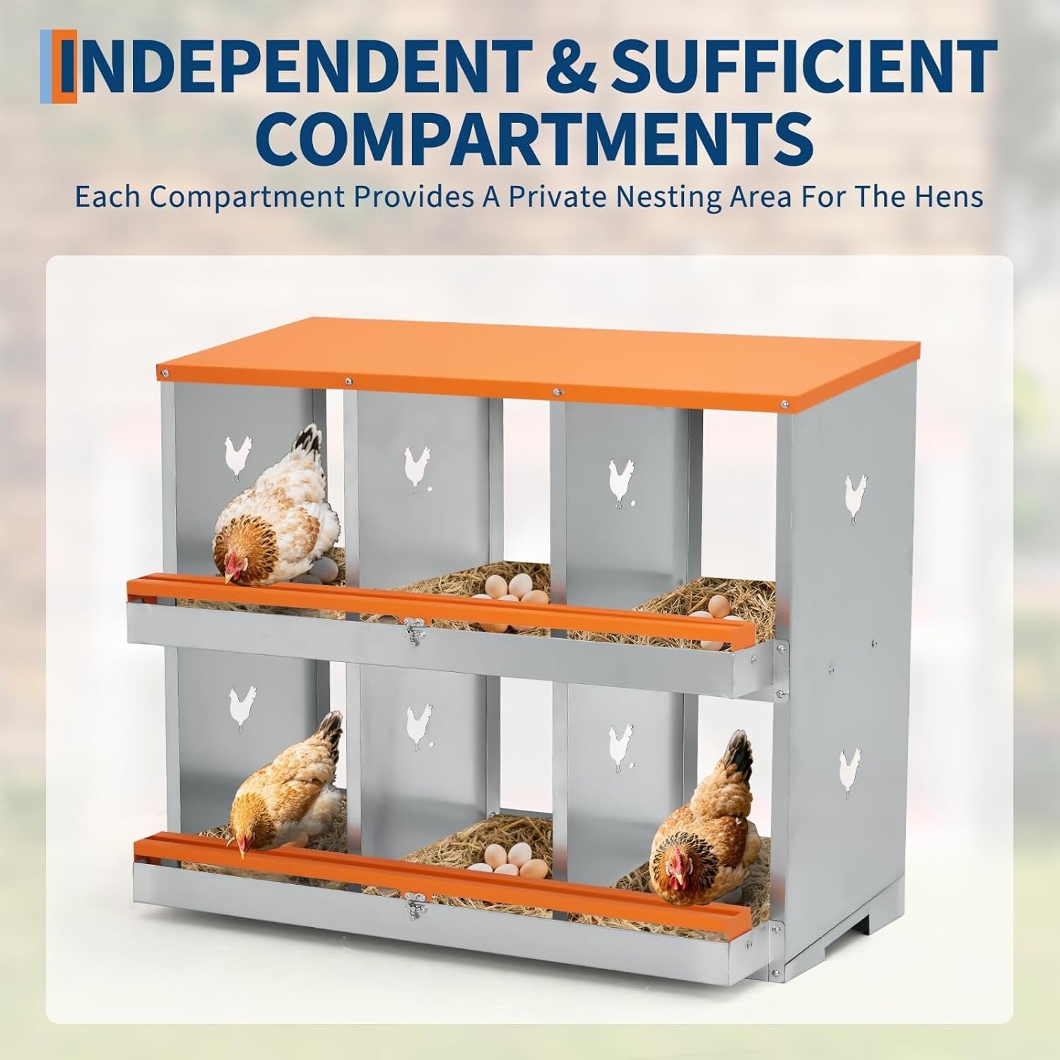 GarveeLife LMYJW-5812 Chicken-Coops-Rabbit-Hutches - View #2